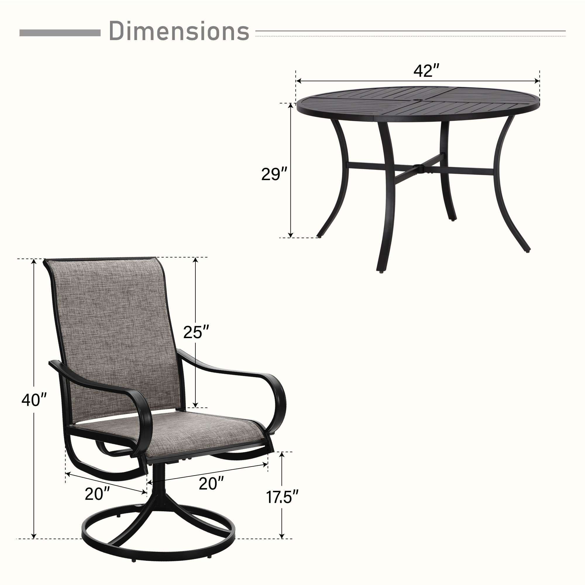 Sunshine Valley TC5-093-B-409 Patio-Dining-Sets - View #11