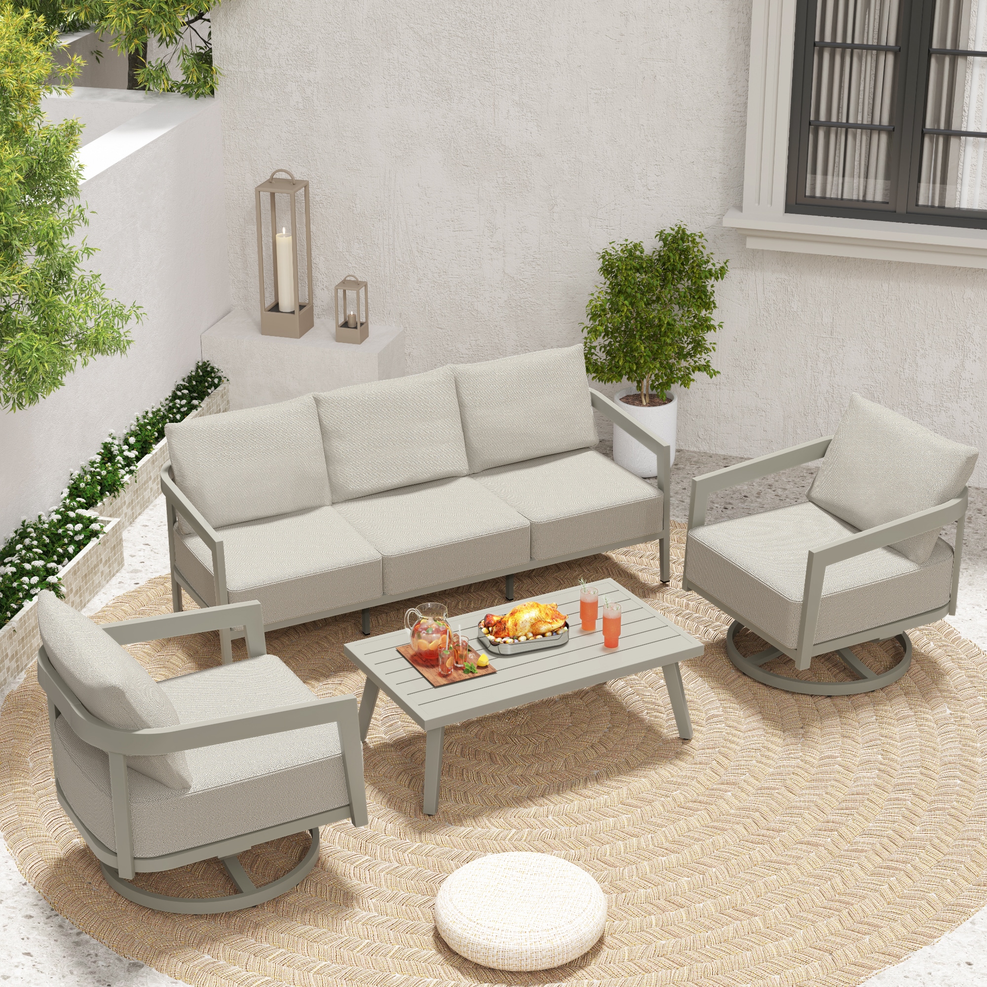  EL-SF4-GG-J4-WL3 Patio-Conversation-Sets - View #6