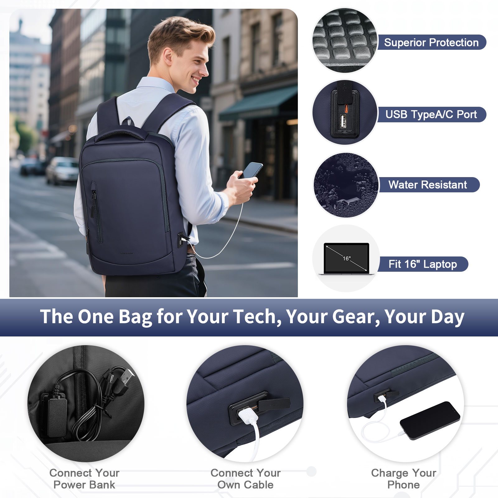 Unique Bargains S26030500UX6331 Bags-And-Backpacks - View #2