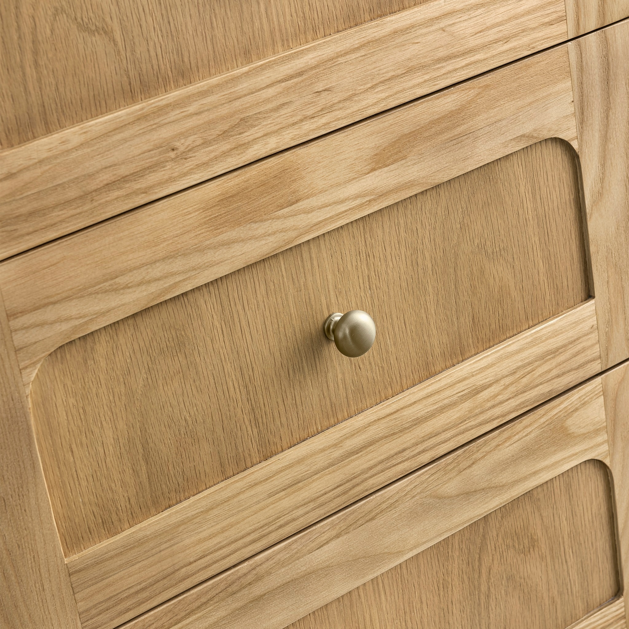 Laurent 36" Light Natural Oak Single Vanity Base