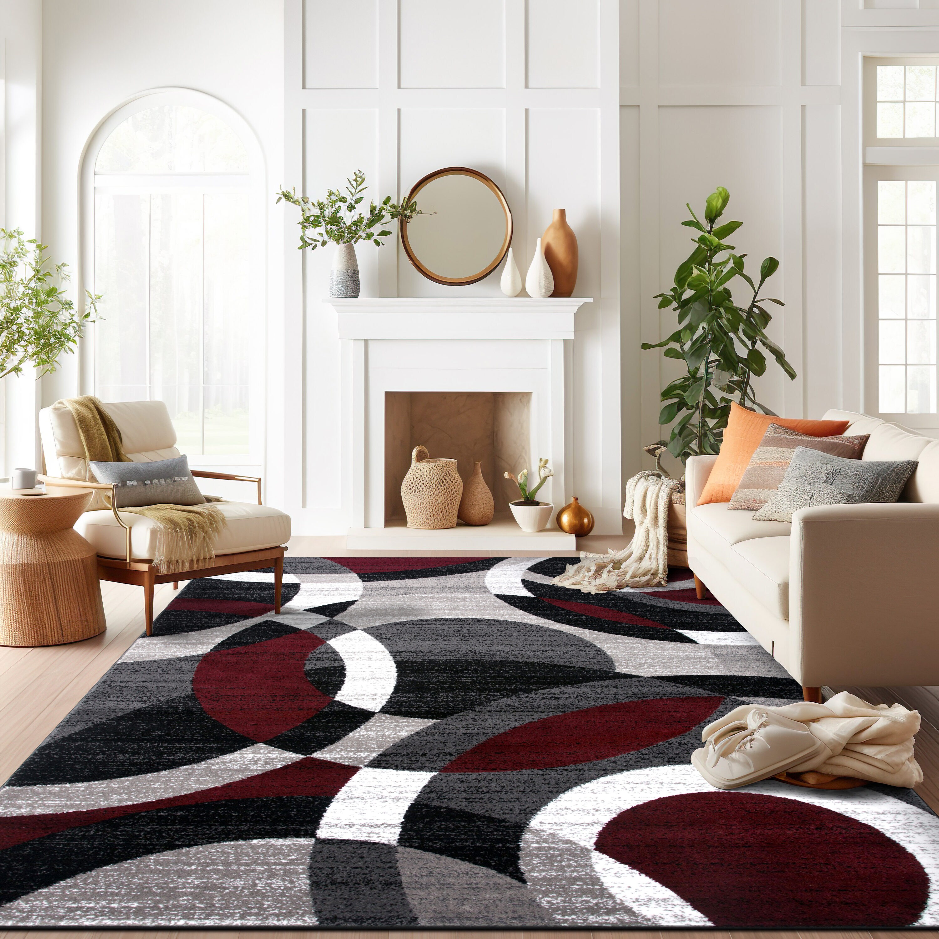 World Rug Gallery 105 RED 5X8 rugs - View #7