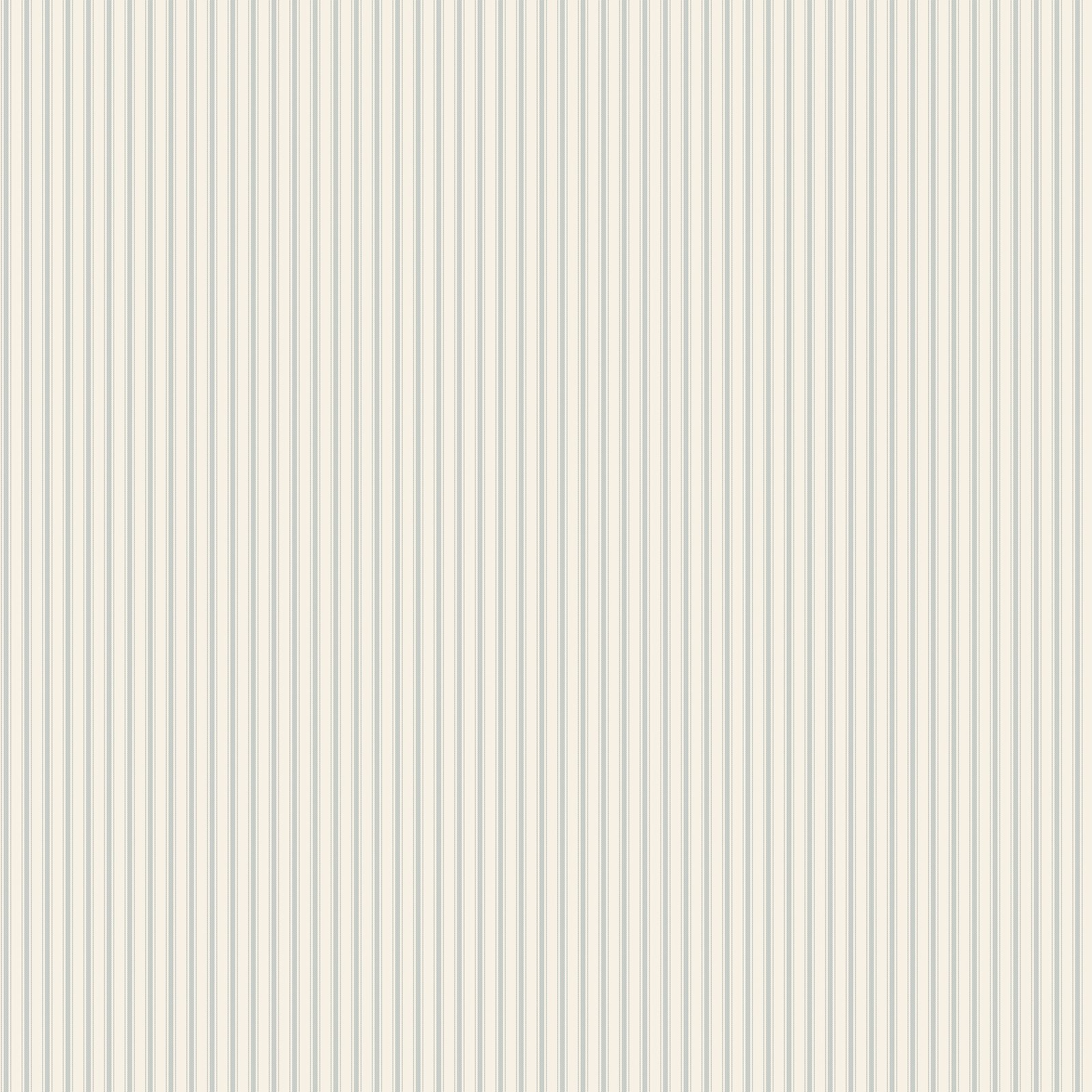 Galerie - Miniatures 2 Ticking Stripe Blue Wallpaper G67929