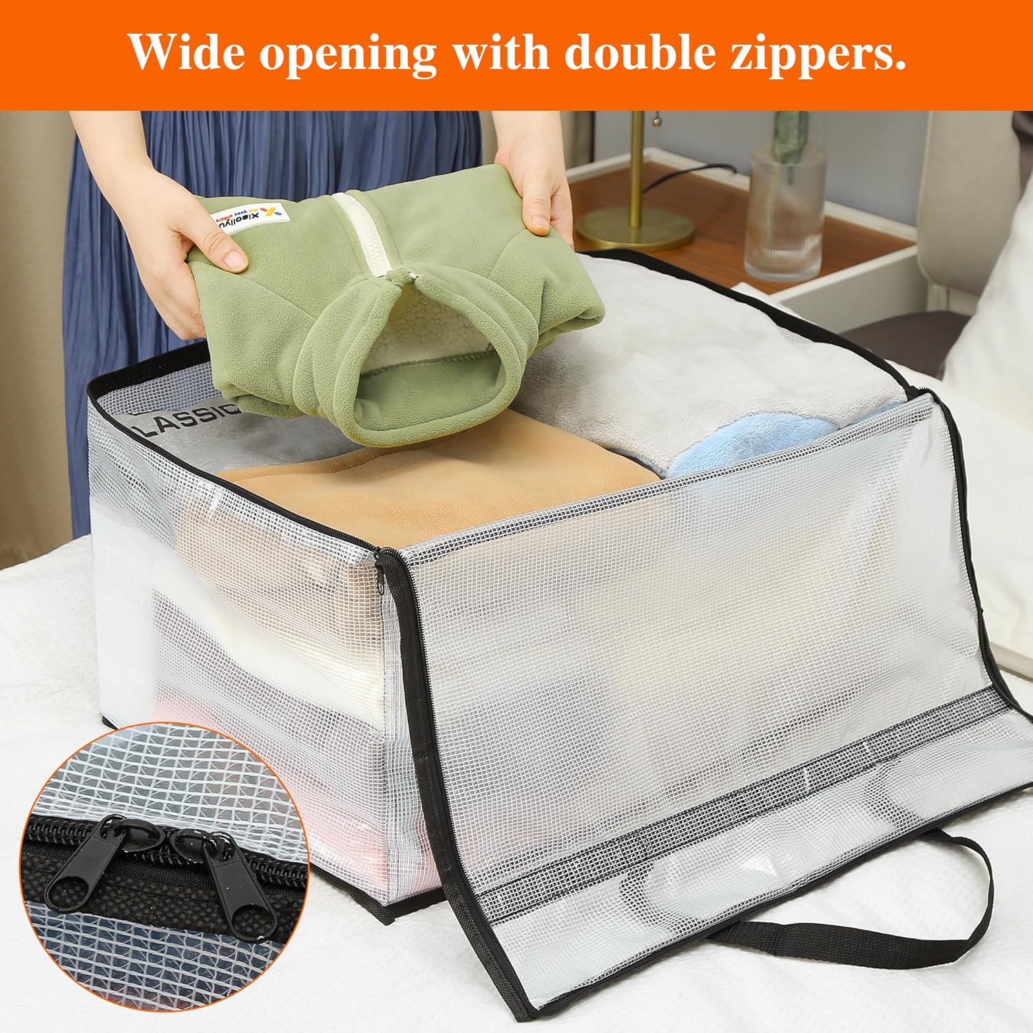 linen storage sheet set storage bags