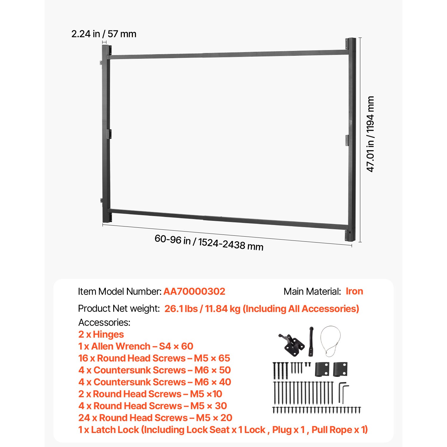 SVOPES SVOPESMKZJ60911142V0 Gate-Hardware - View #8
