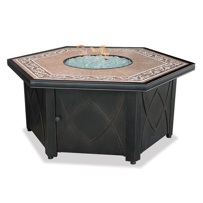 Blue Rhino In The Gas Fire Pits, Blue Rhino Uniflame Lp Gas Outdoor Fire Pit