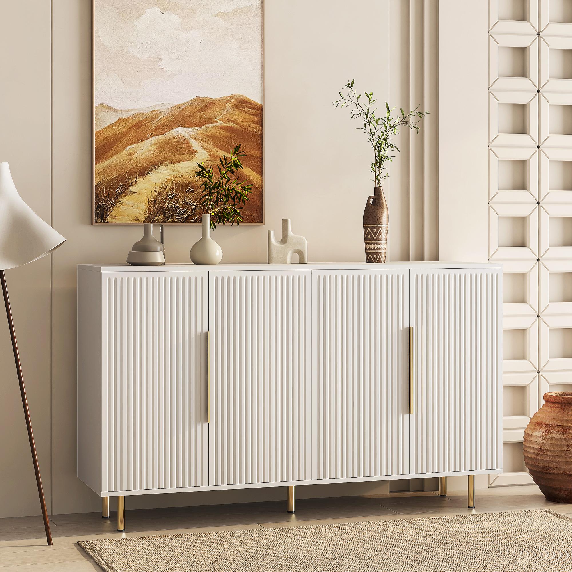Bayfeve BF-171784-IN Sideboard Contemporary/Modern White Sideboard