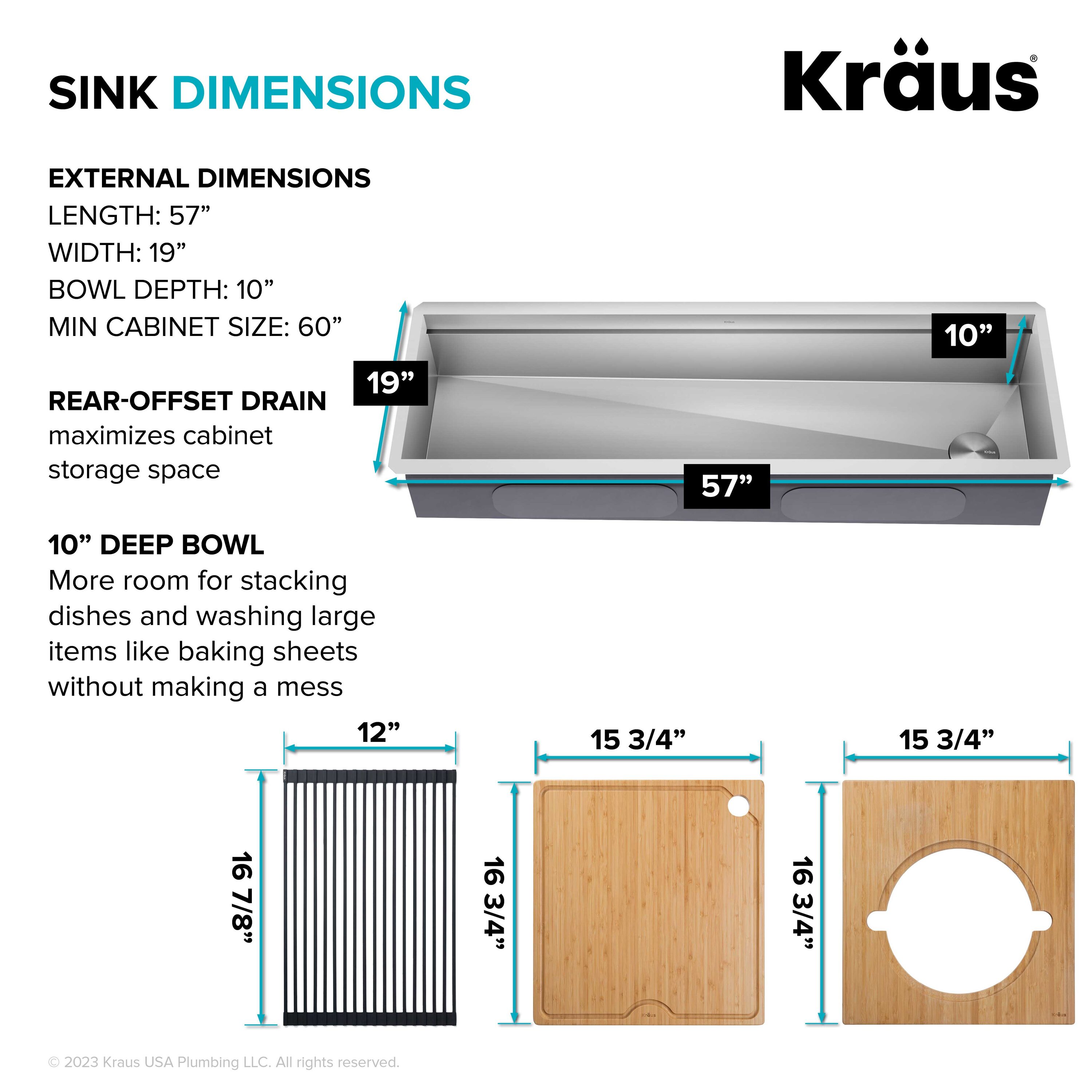 Kraus KWU210-57 Kitchen-Sinks - View #8