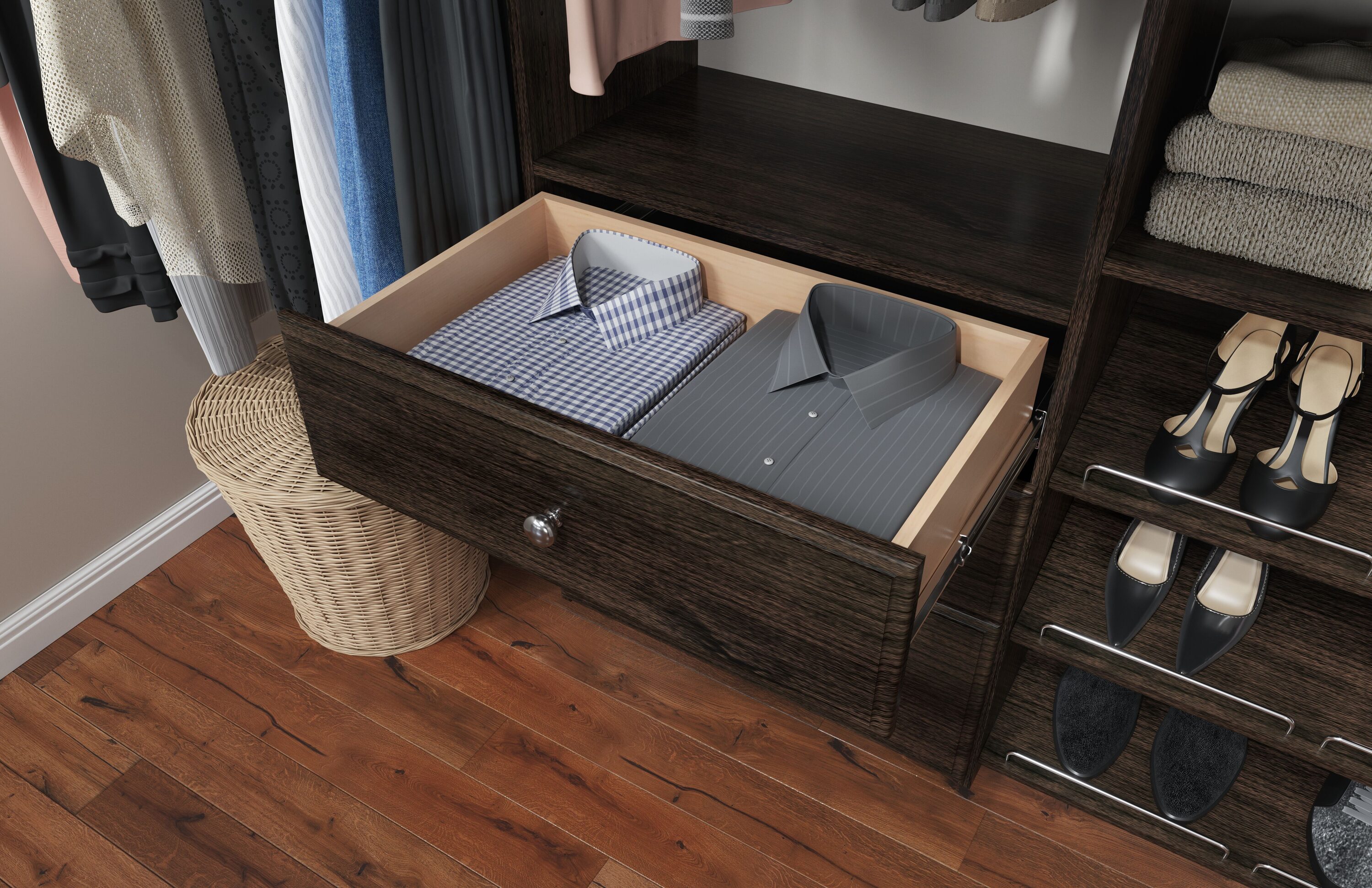Easy Track PH59-TR Wood-Closet-Kits - View #7