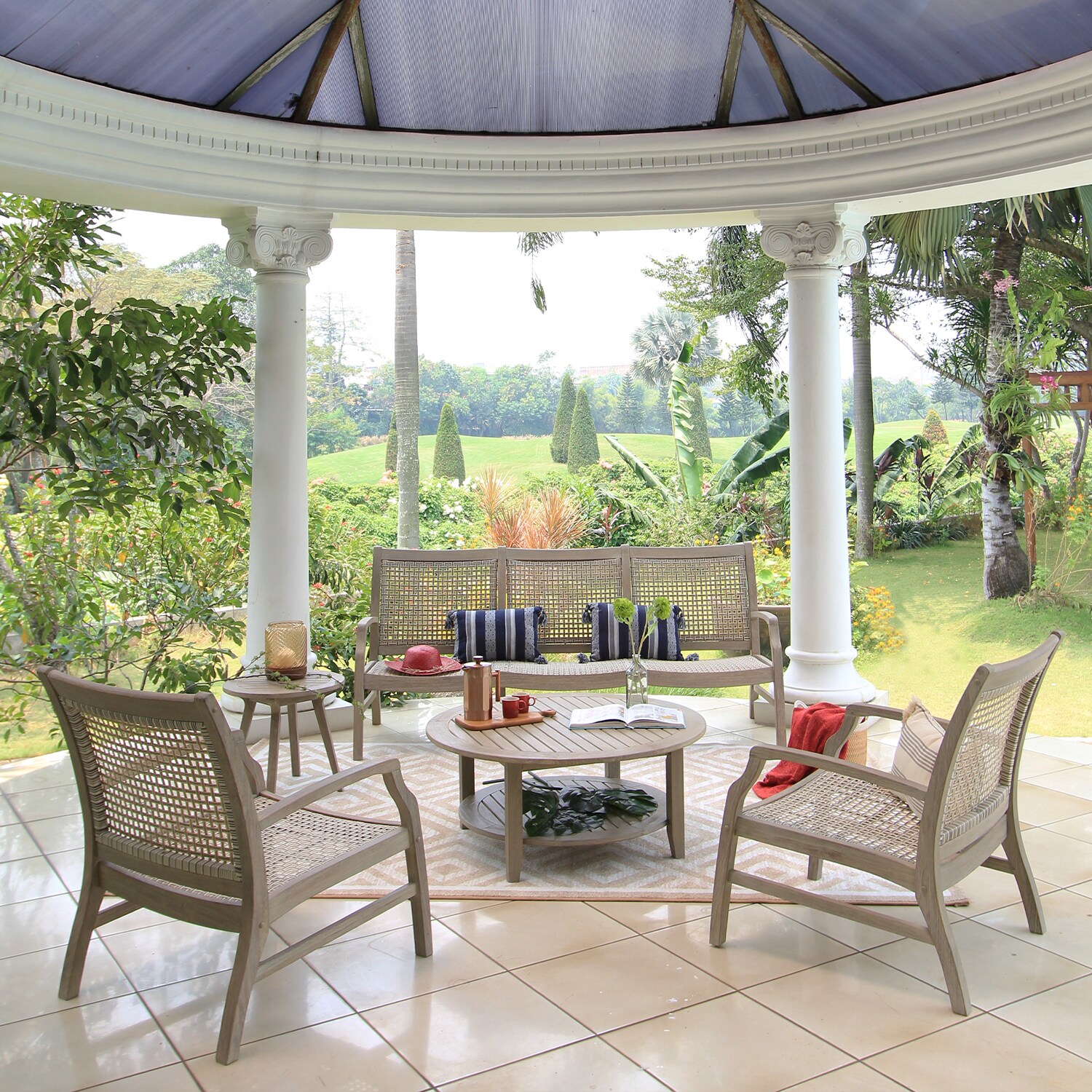 Cambridge Casual L170708-TW-WT-XX-XX Patio-Tables - View #6