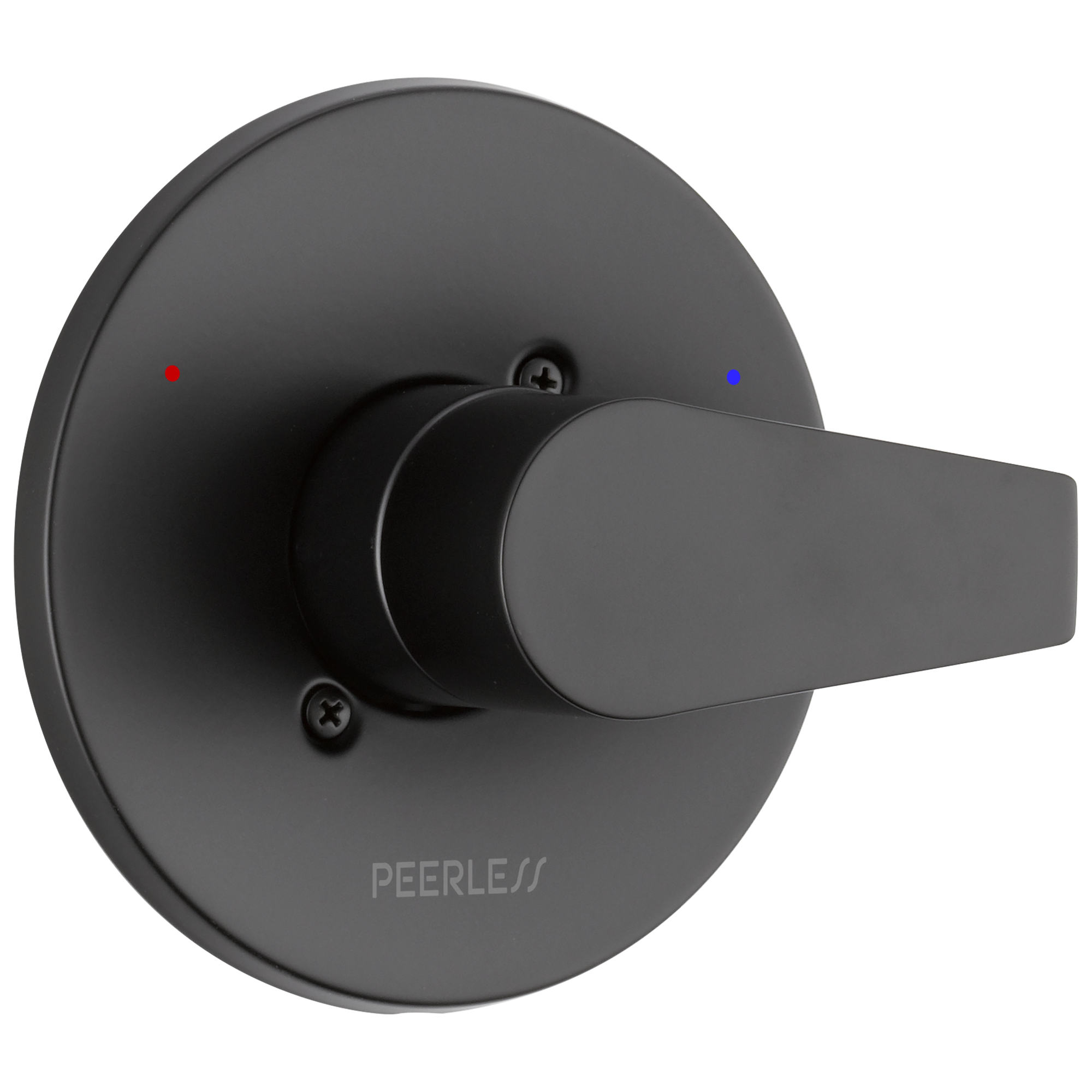 Peerless PTT14019-BL Xander Matte Black 3.25-Inches Universal Bathtub/Shower Trim ring 0.5-Inches -ID