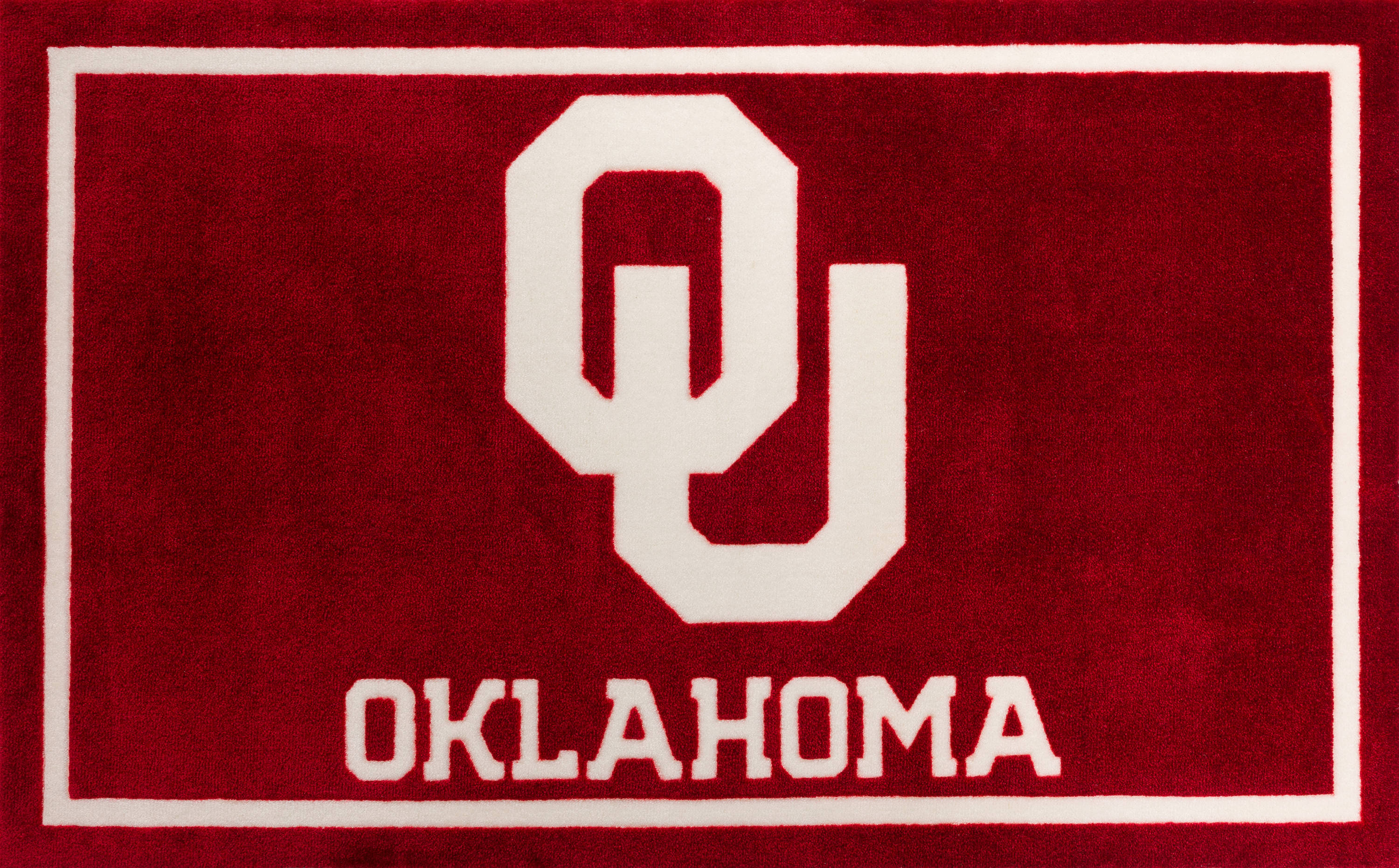 Addison Rugs ACP1OK8X10 Oklahoma Sooners Campus 8 x 10 Crimson Indoor Sports Area Rug