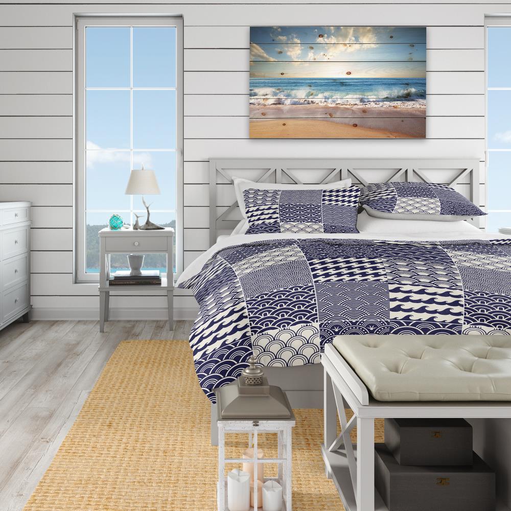 Designart 3-Piece Blue Twin Duvet Cover Set in the Bedding Sets ...