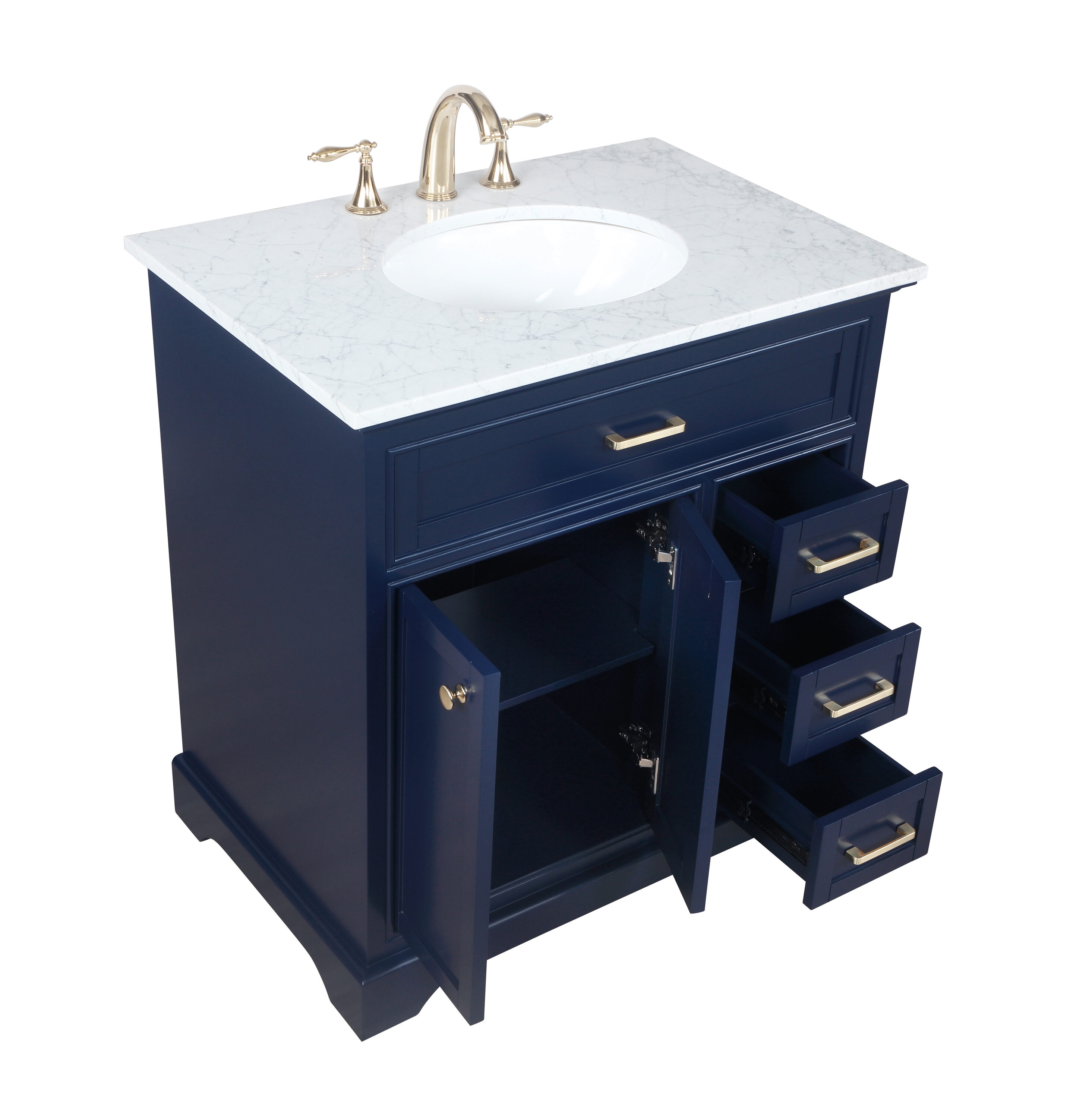 Elegant Decor HF45096BL Bath-Vanity-Combo - View #10