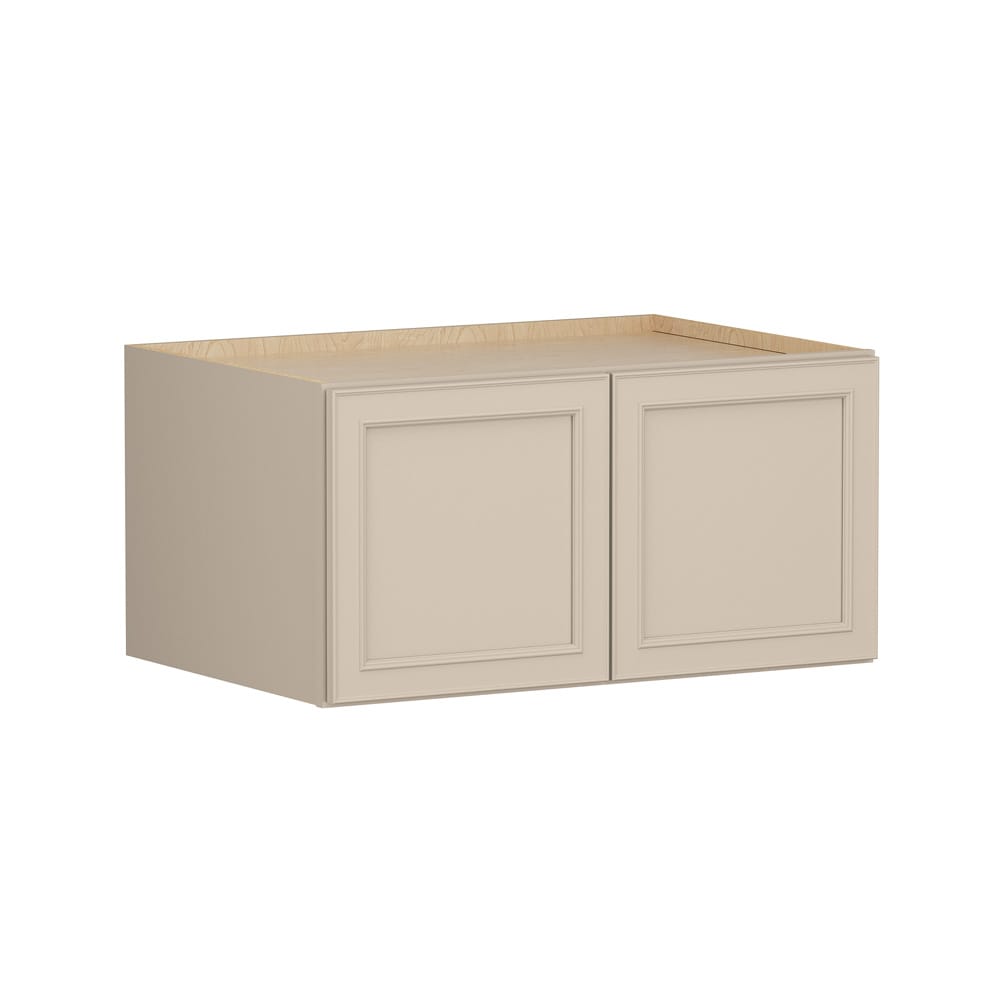Shenandoah Irvington 37-in W x 18-in H x 24-in D Oat Painted Wall Fully Assembled Cabinet Recessed Panel Miter
