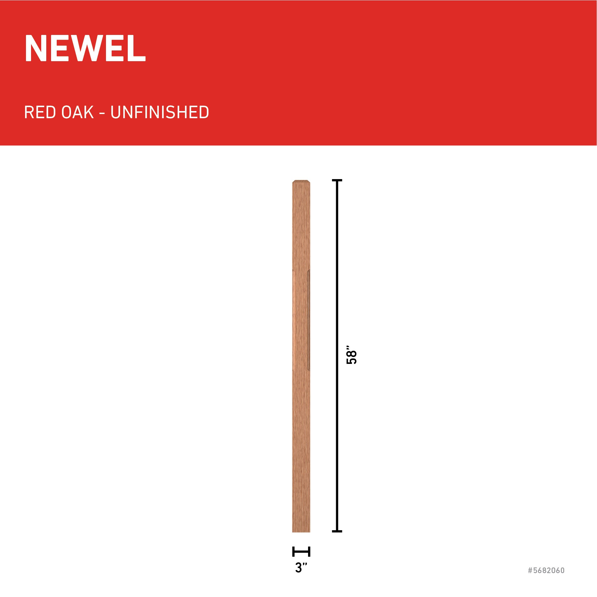 L.J. Smith Stair Systems LJC-4111-O Interior-Stairpart-Newel-Posts - View #3