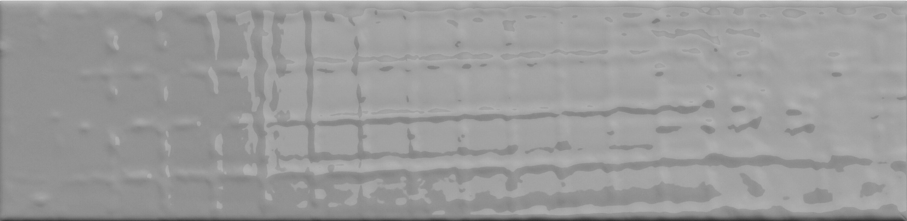 Perfecto Marvelli 4'' x 16'' Gray Ceramic Textured Subway Tile
