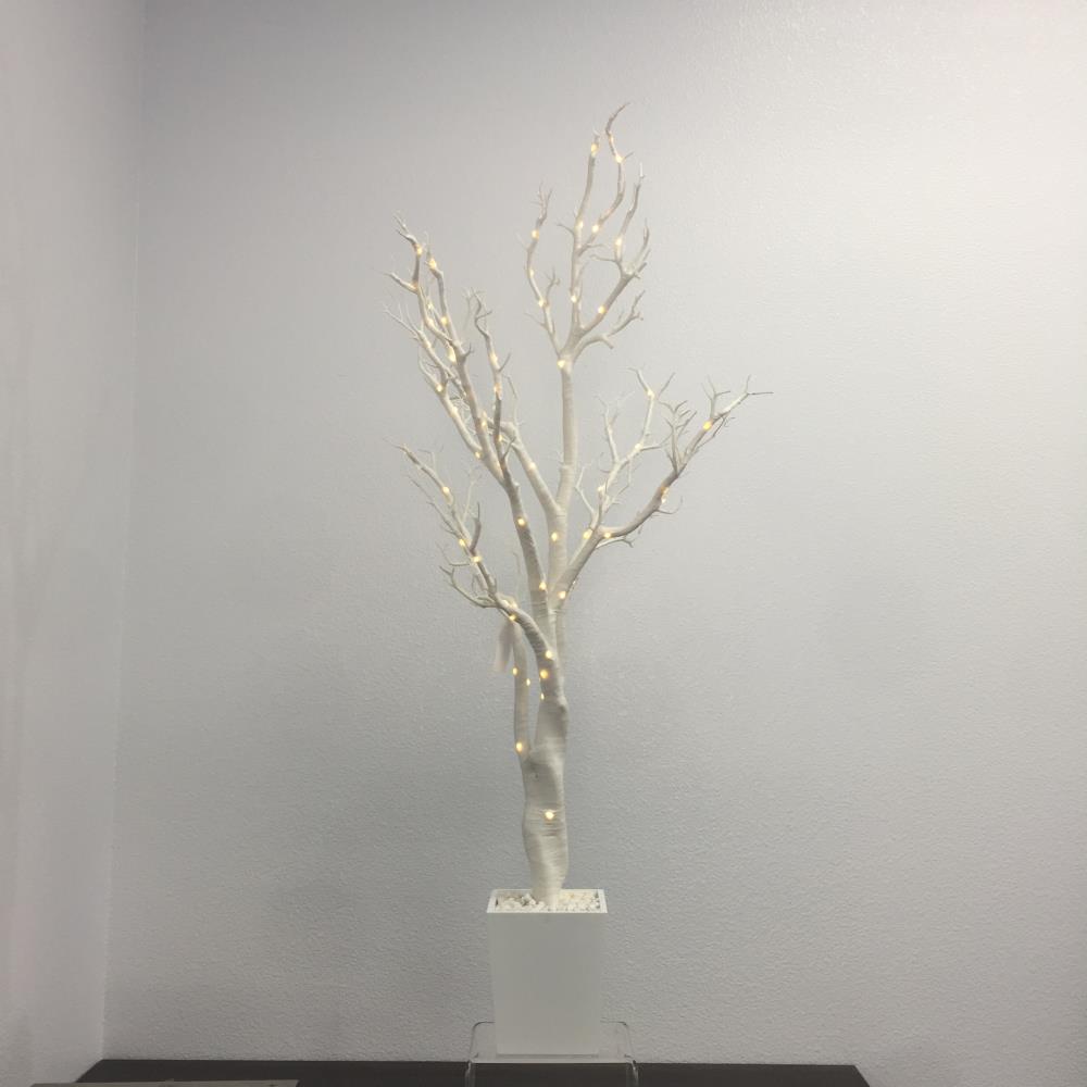 Galt International NP56145WHAM 47.2441-in White Indoor Artificial Cedar Artificial Tree