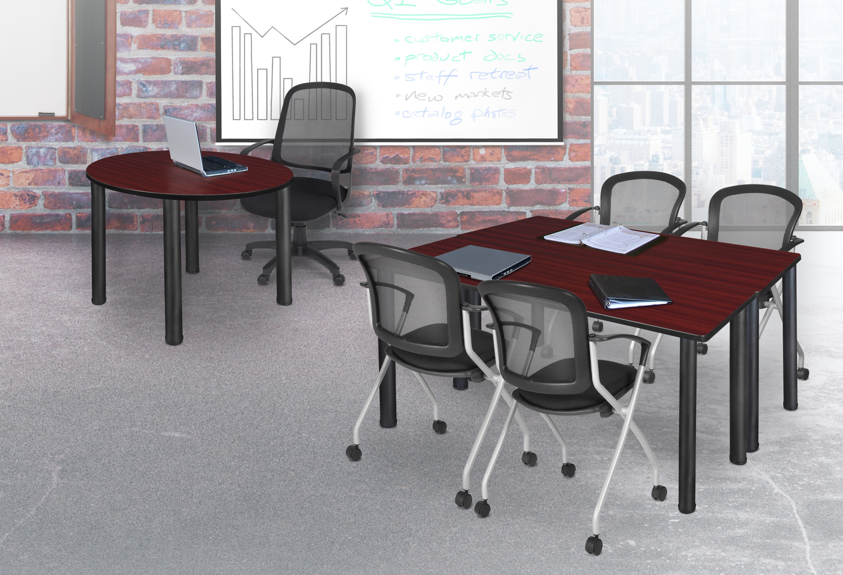 Regency MT7224MHBPBK23BK Office-Tables - View #7
