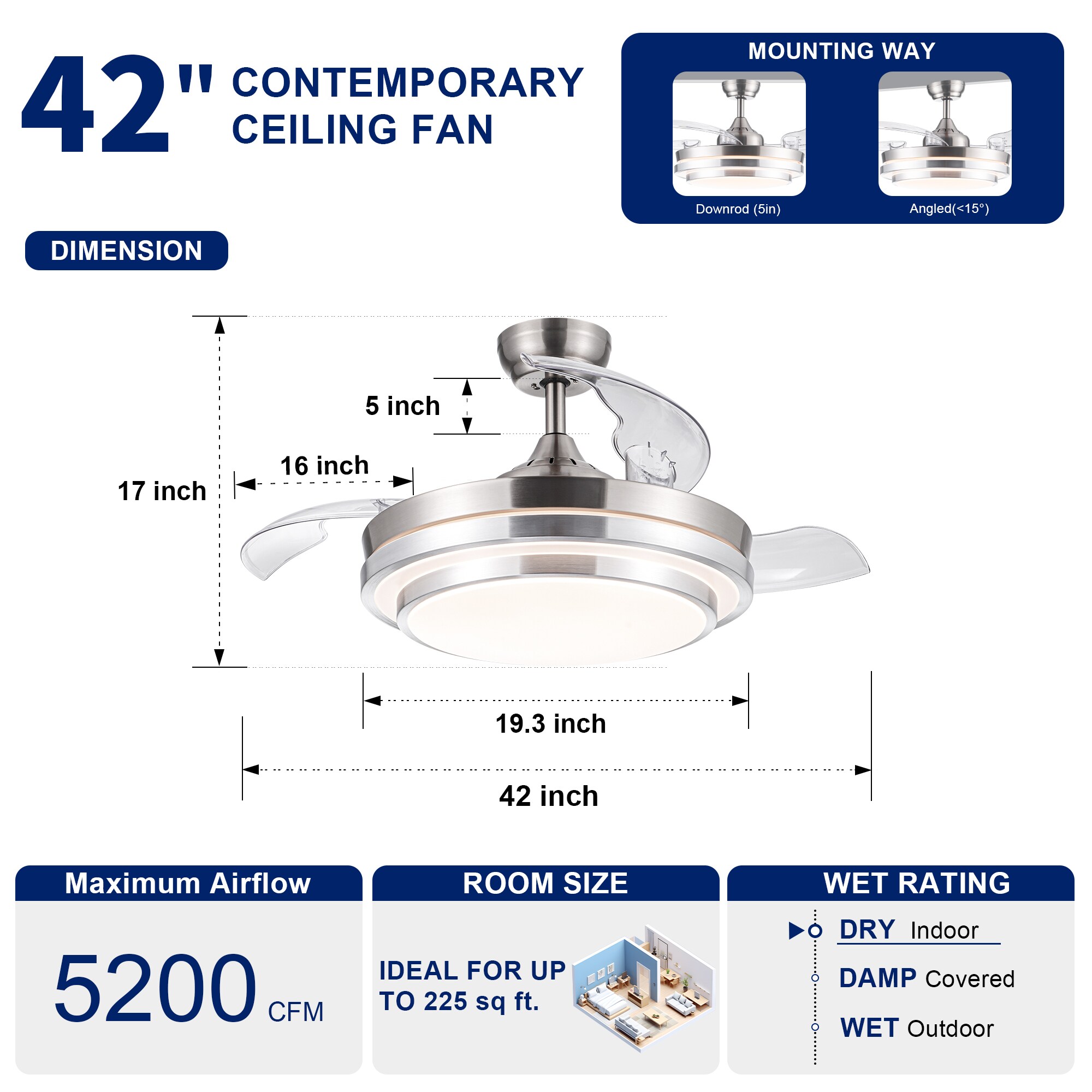 YUHAO LSDC5666SN422 Ceiling-Fans - View #5