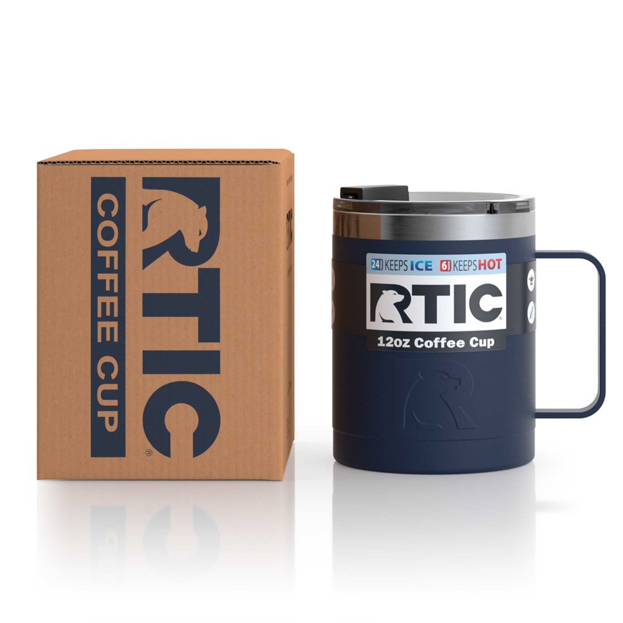 RTIC Outdoors 12-fl oz Stainless Steel Insulated Cup in the Beverage  Sleeves department at