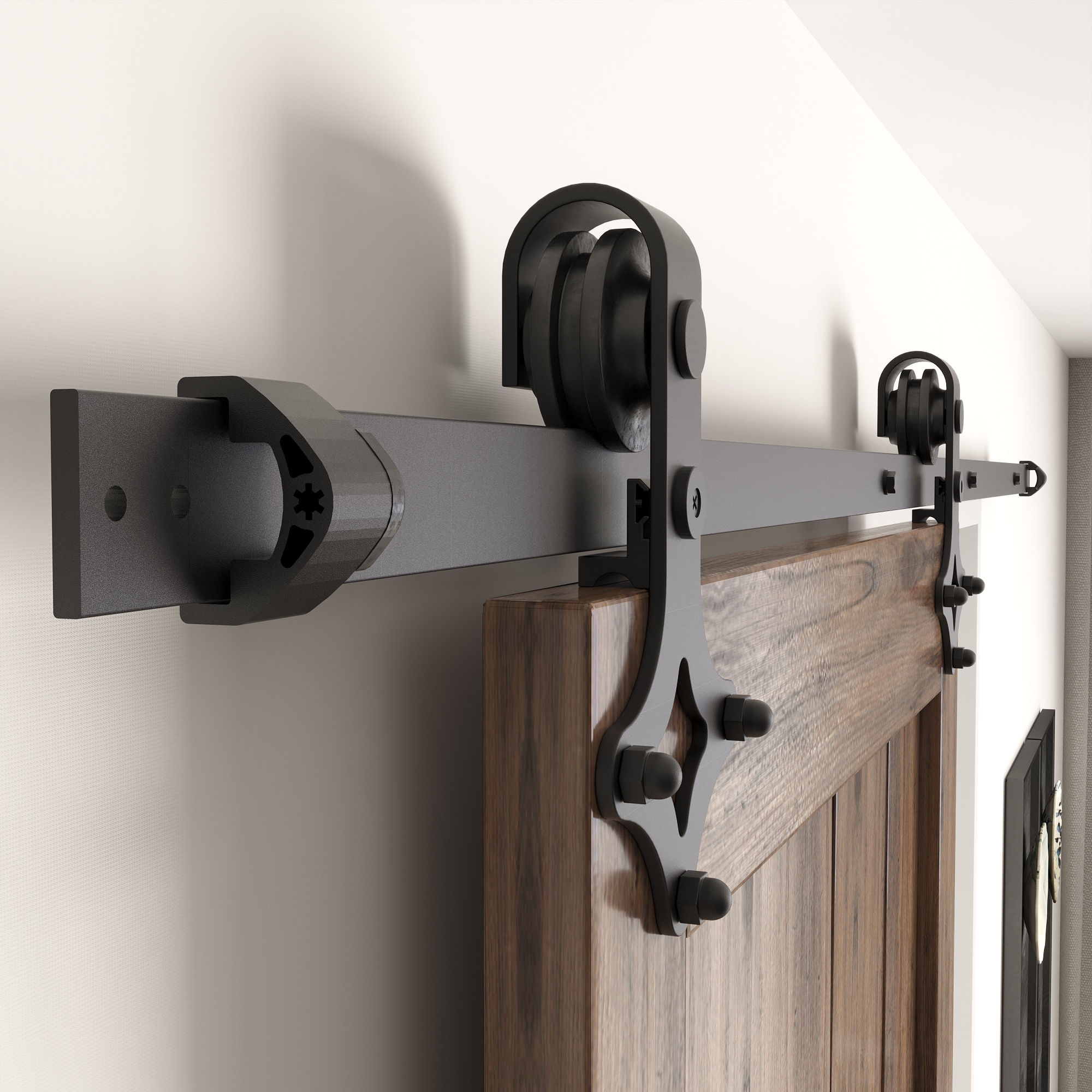 HOMACER LX1TGH108C Barn-Door-Roller-Kits - View #4