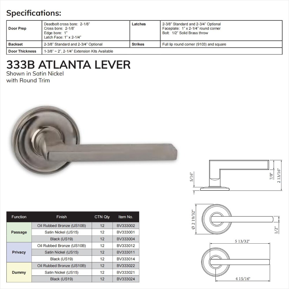 Delaney Hardware BV333004 Door-Knobs - View #5