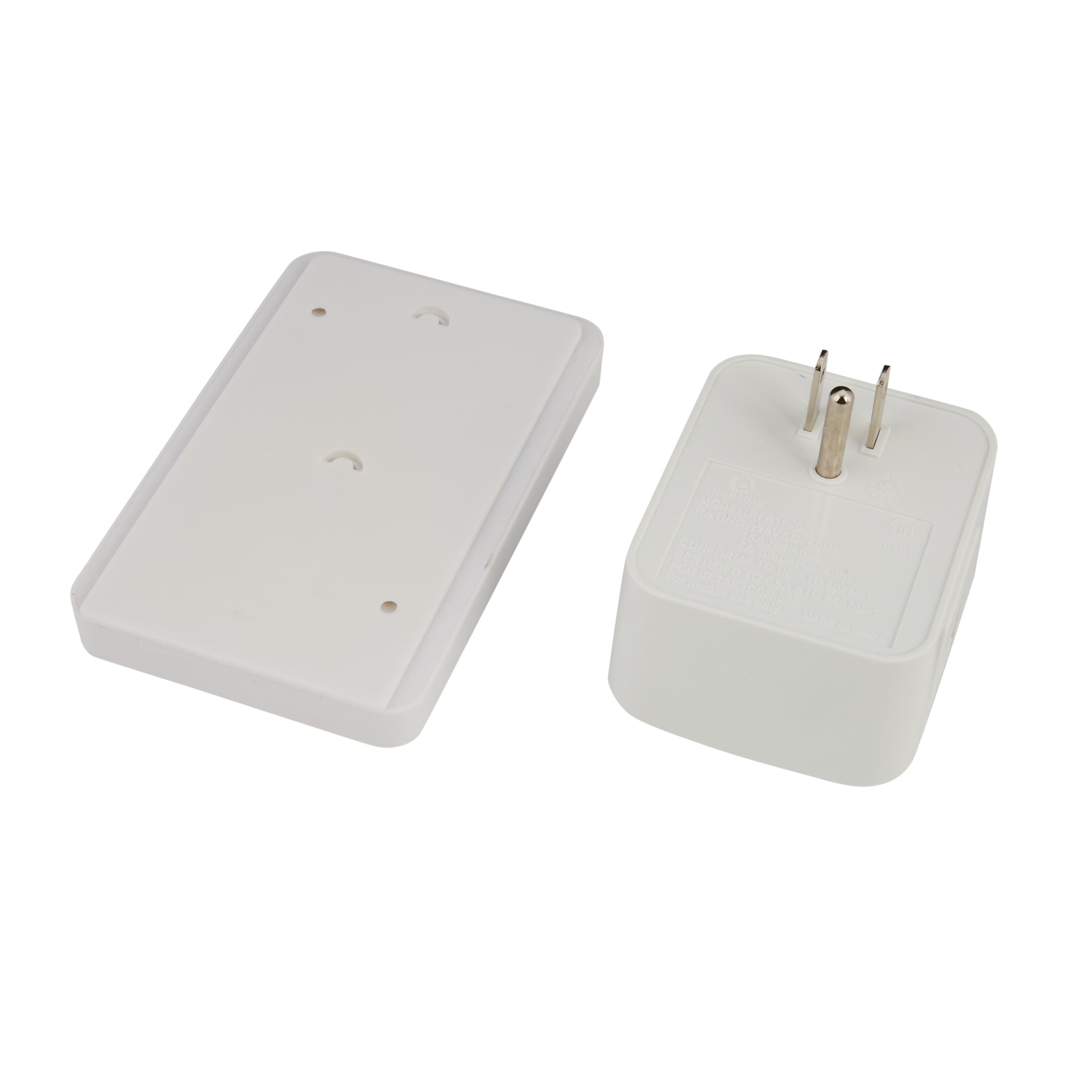 Utilitech Lighting Control Wireless Remote 1 Polarized Outlet - White - Each 54727-T1