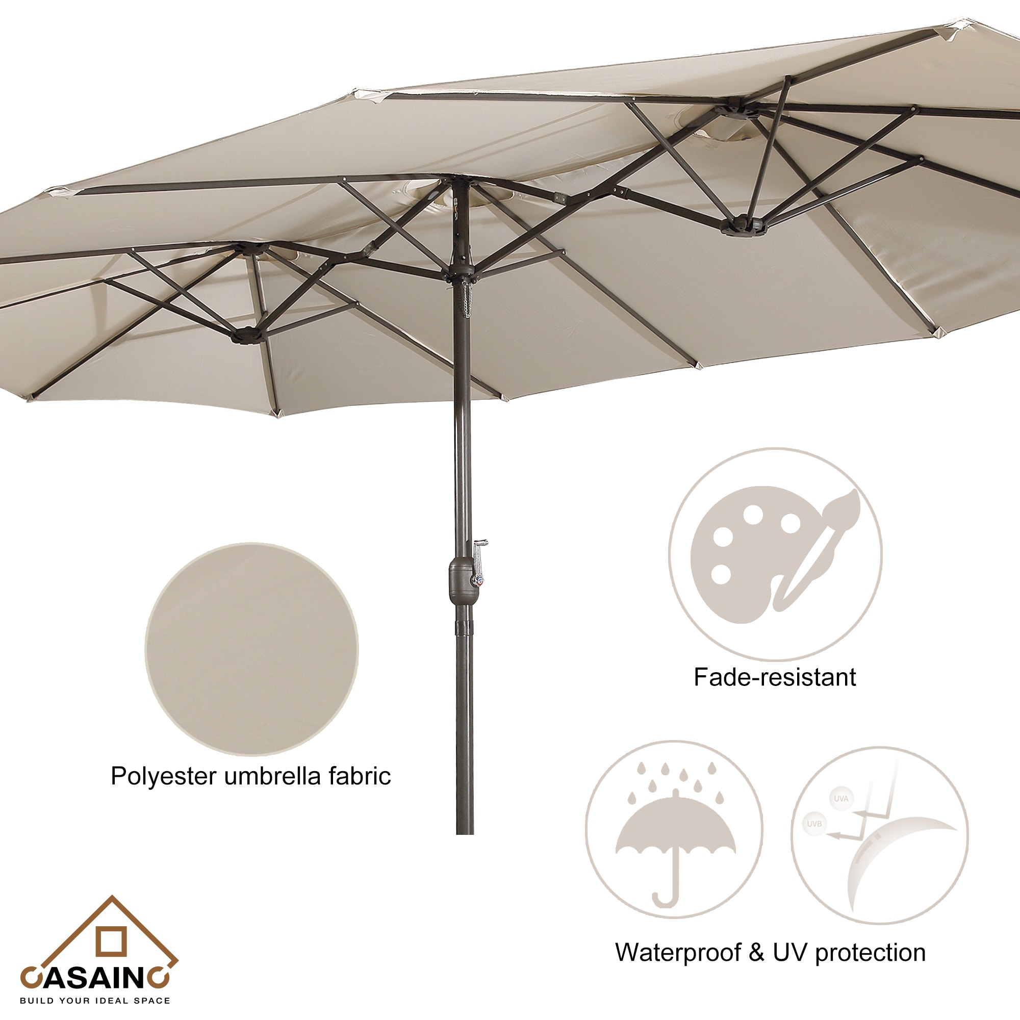 CASAINC WF-SM-RLED300NY-H Umbrellas-2 - View #5