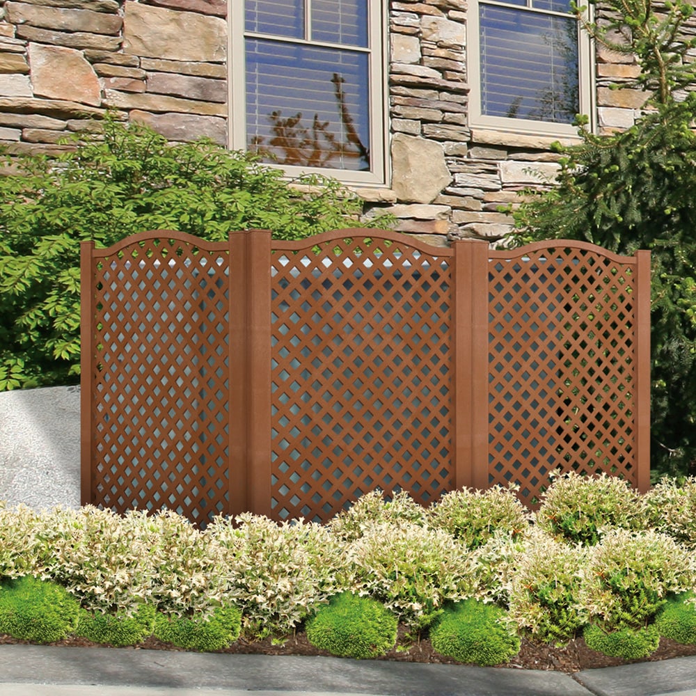 Gatehouse Vinyl/Polyresin Outdoor Privacy Screen at Lowes.com