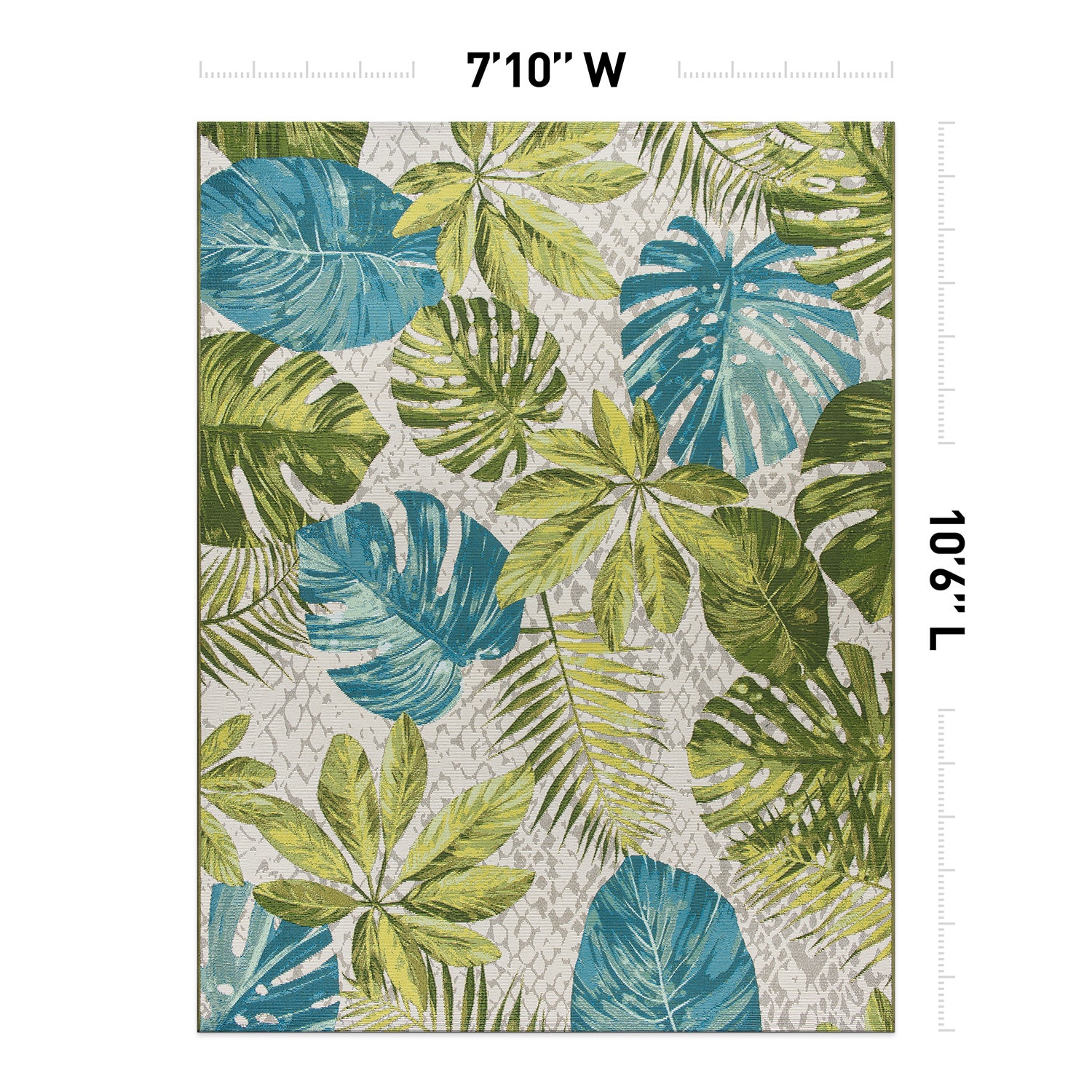 World Rug Gallery 433GREEN8X10 rugs - View #3