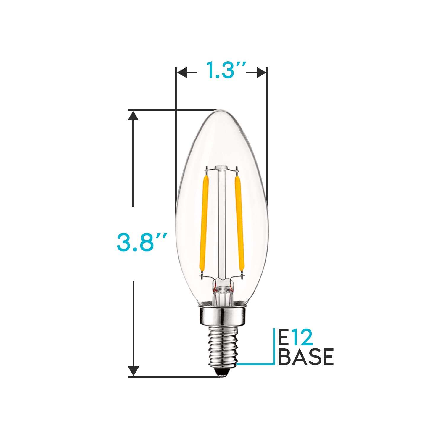  Brite Innovations Bombilla LED regulable E12