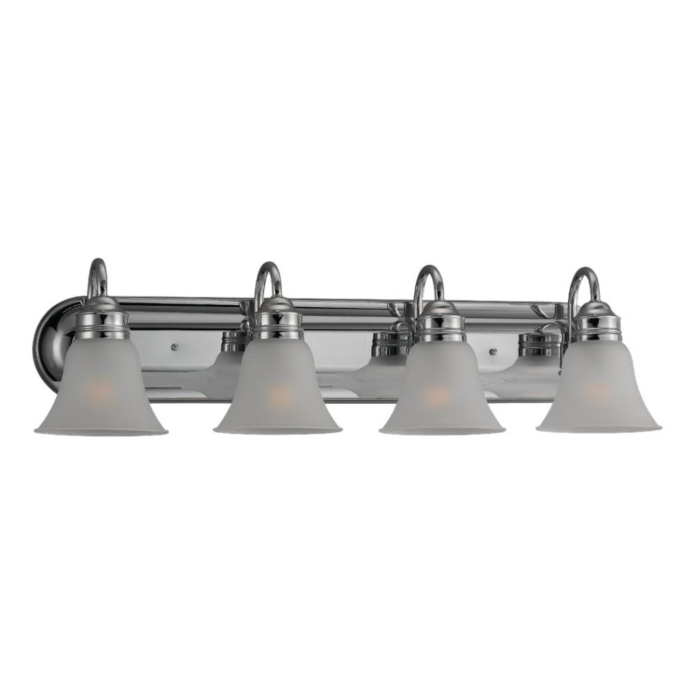 Gladstone Chrome 4-Light Wall Bath Vanity Fixture
