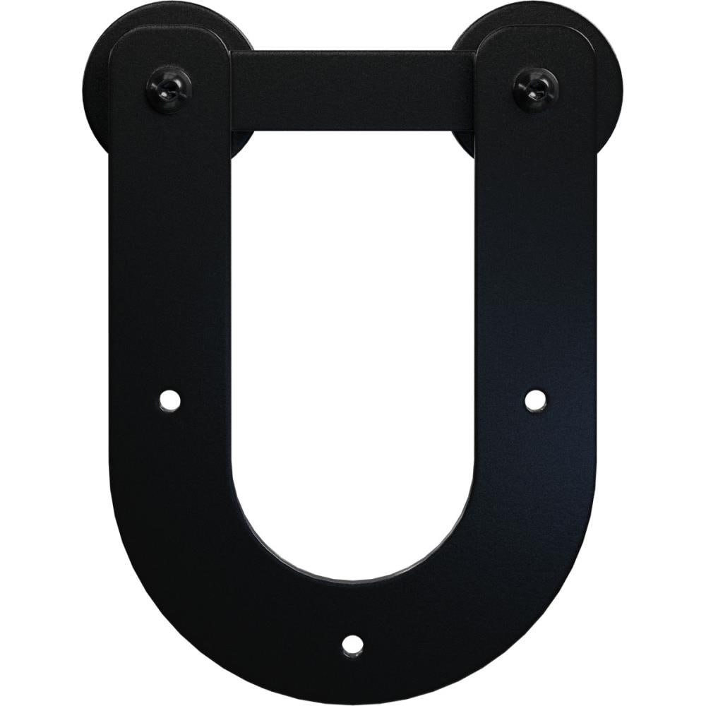 Goldberg Brothers GB6008R2BL Black Indoor Horseshoe Single Double Barn door hanger