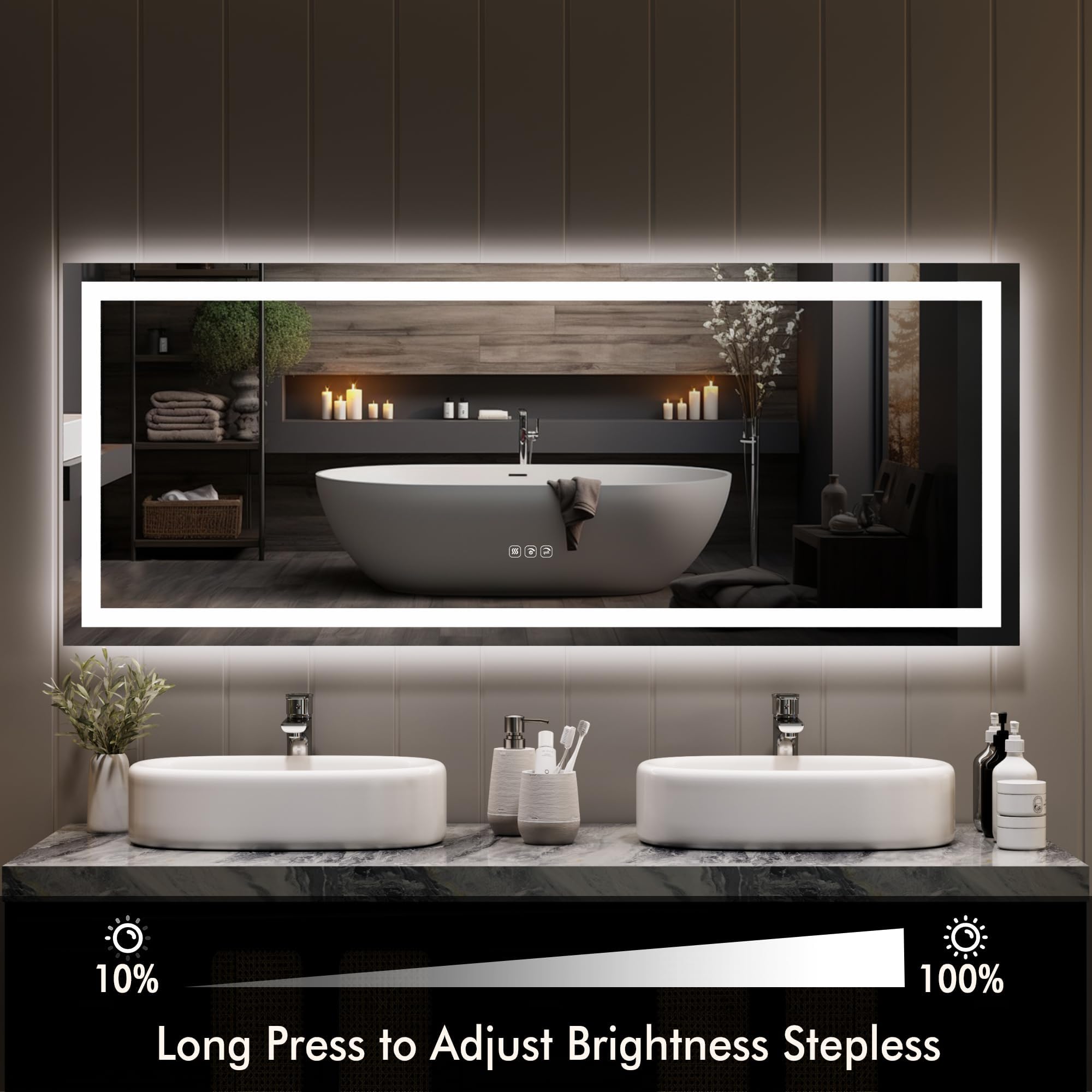 Garvee YXY-LO-PHO-0Y3KRLXW Framed-Bath-Mirrors - View #5