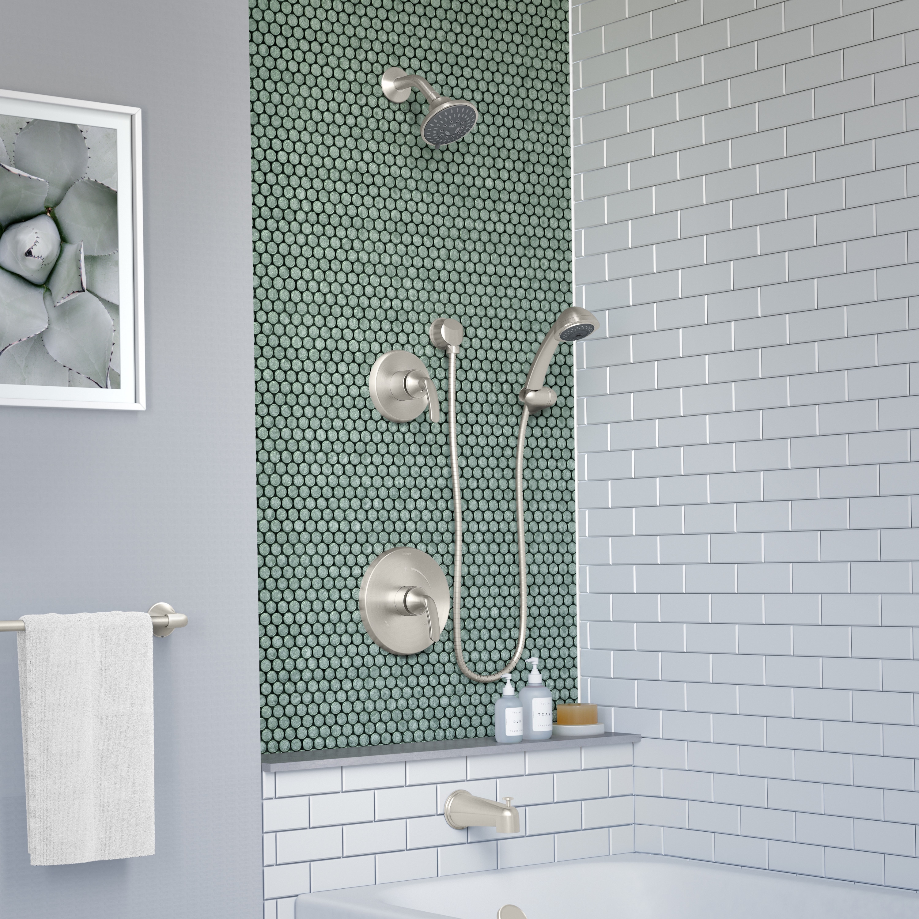 Symmons 5506-STN-1.5-TRM Tub-Shower-Faucets - View #2
