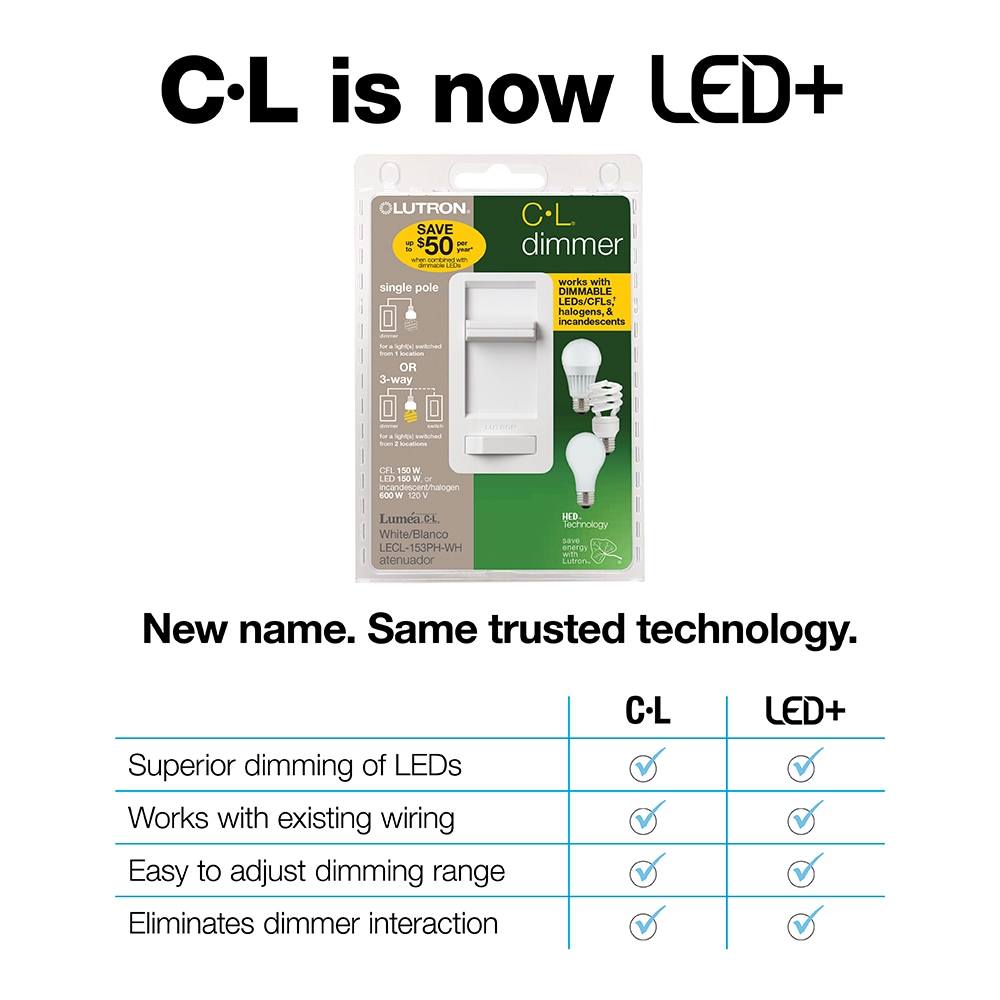 Lutron LECL-153PH-IV Light-Dimmers - View #2