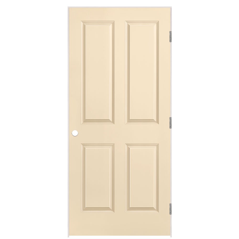 Masonite Traditional 32-in x 80-in Natural 6-panel Solid Core Unfinished  Oak Wood Right Hand Single Prehung Interior Door in the Prehung Interior  Doors department at