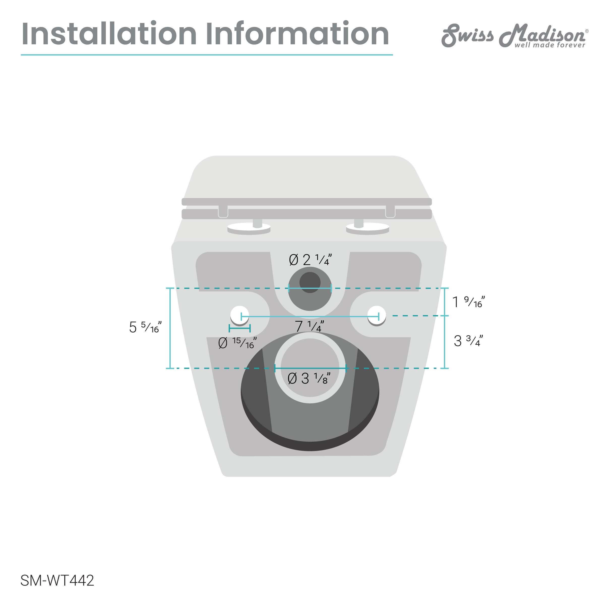Swiss Madison SM-WT442 toilets - View #17