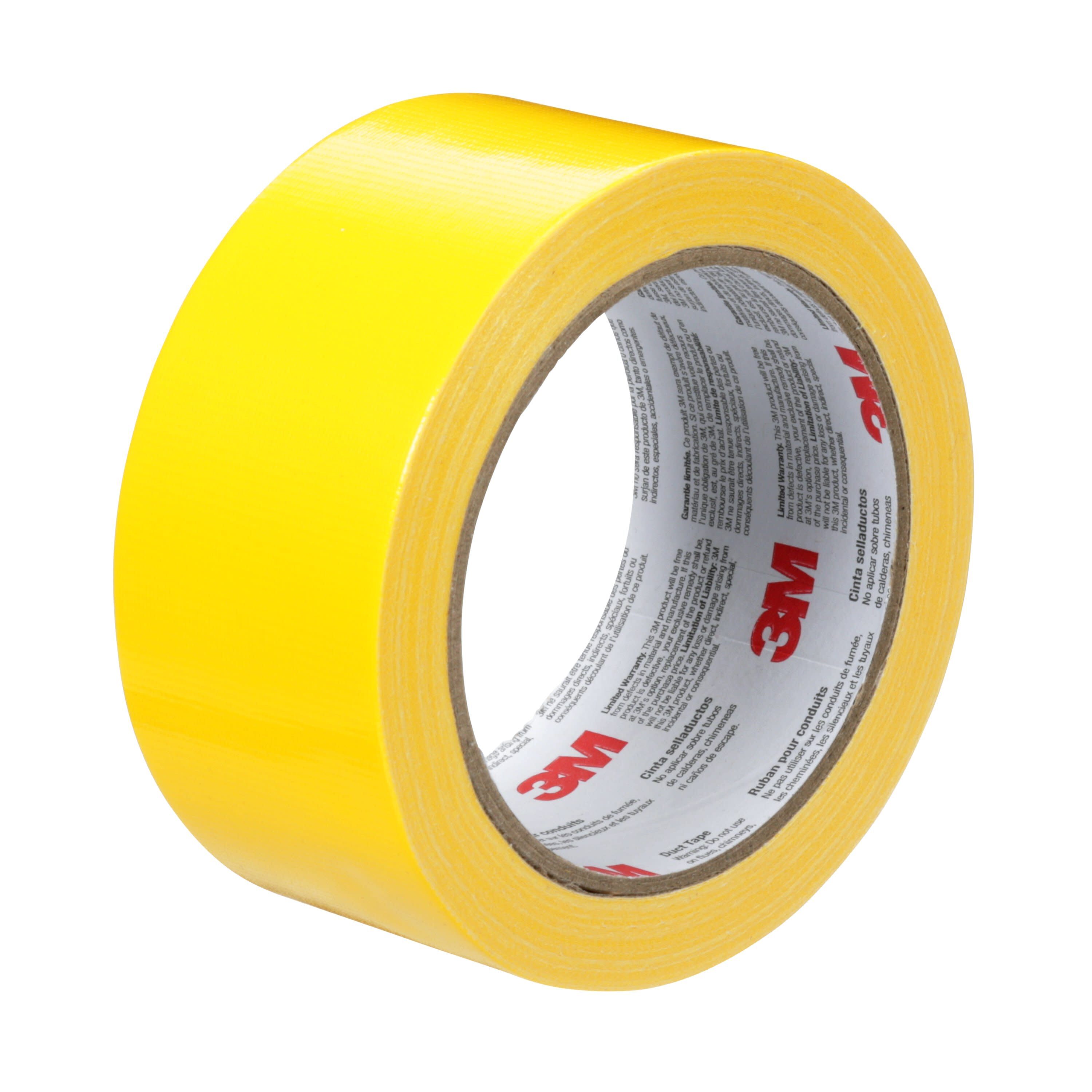 3M 1.88 in. x 20 Yds. Multi-Use Yellow Colored Duct Tape (1 Roll) 3920-YL -  The Home Depot