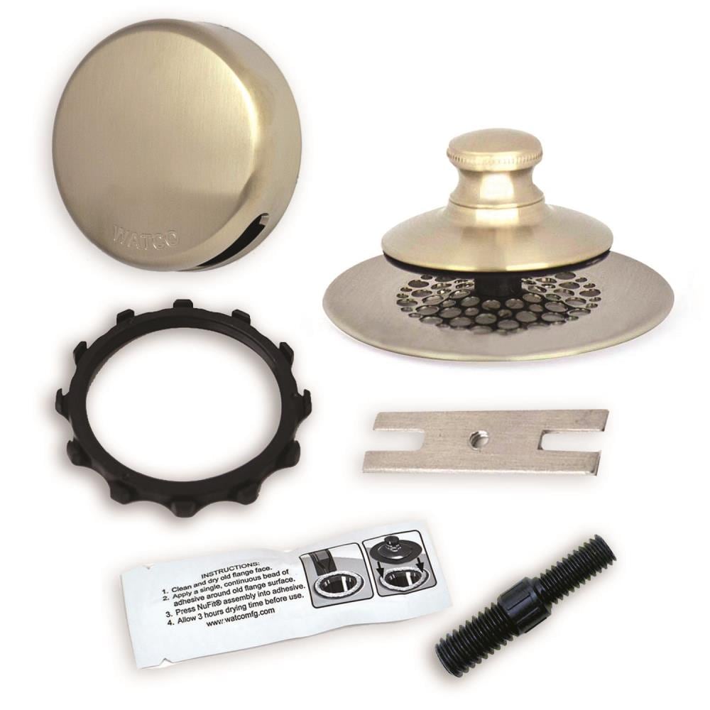 WATCO 958700-PP-BN-G-47 2.88-in Brushed nickel Drain cover Trim kit