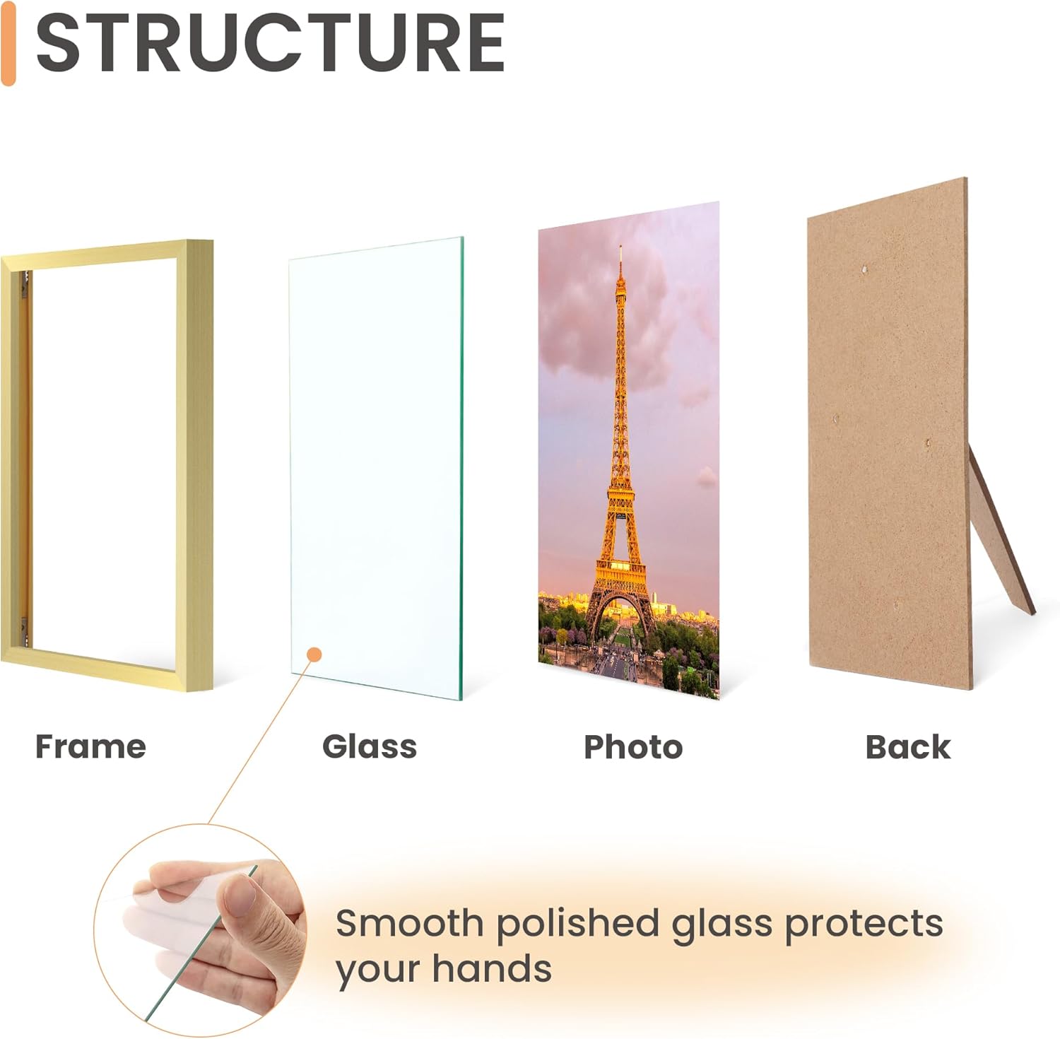 Upsimples B0C8HZG2V7 Picture-Frames - View #2