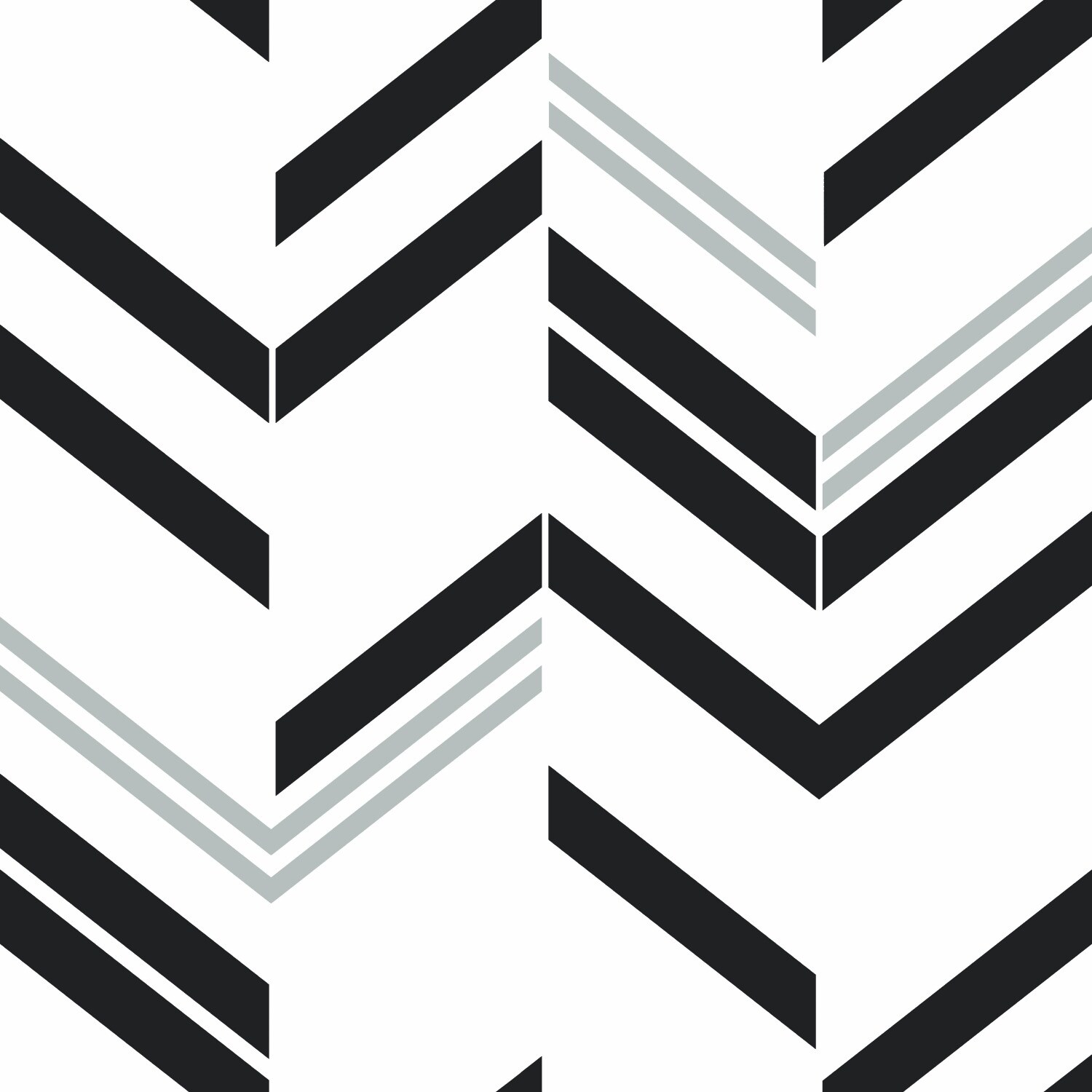 RoomMates RMK11806WP 28.18-Sq. Feet Black Vinyl Stripes Self-adhesive Peel and Stick Wallpaper
