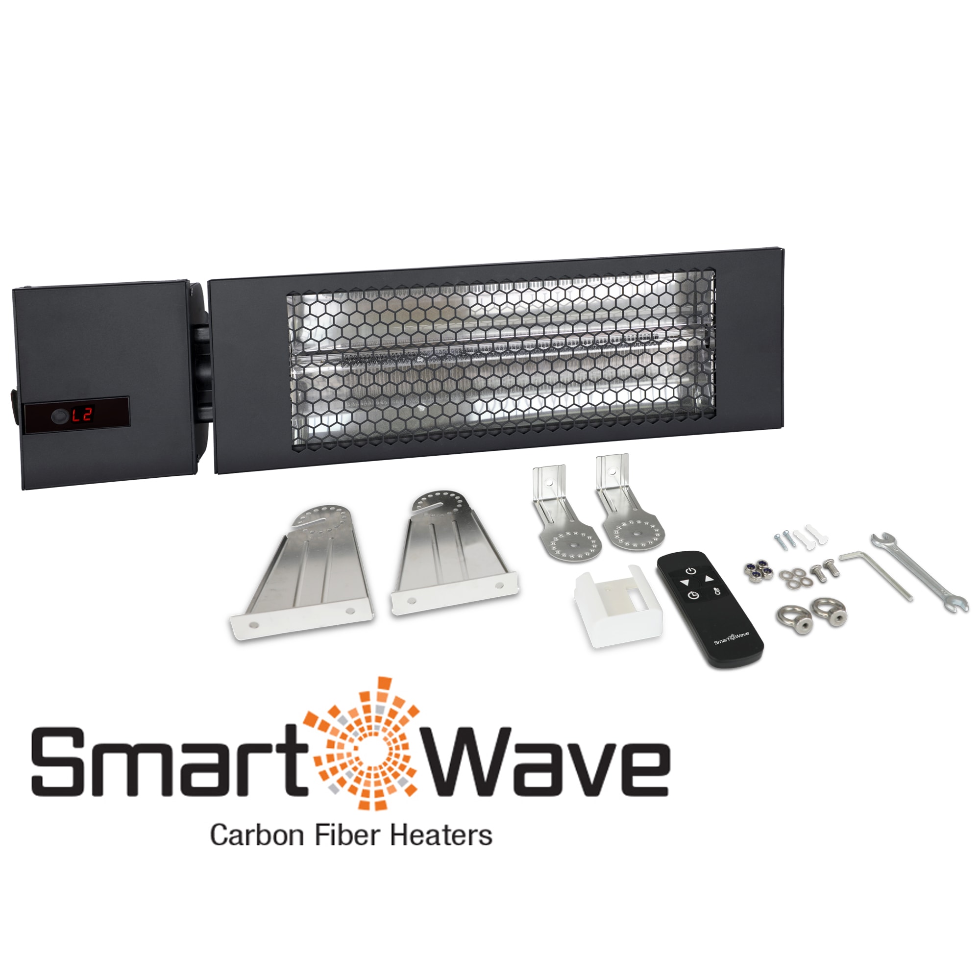 King Electric 24" Black Infrared Radiant Patio Heater with Remote