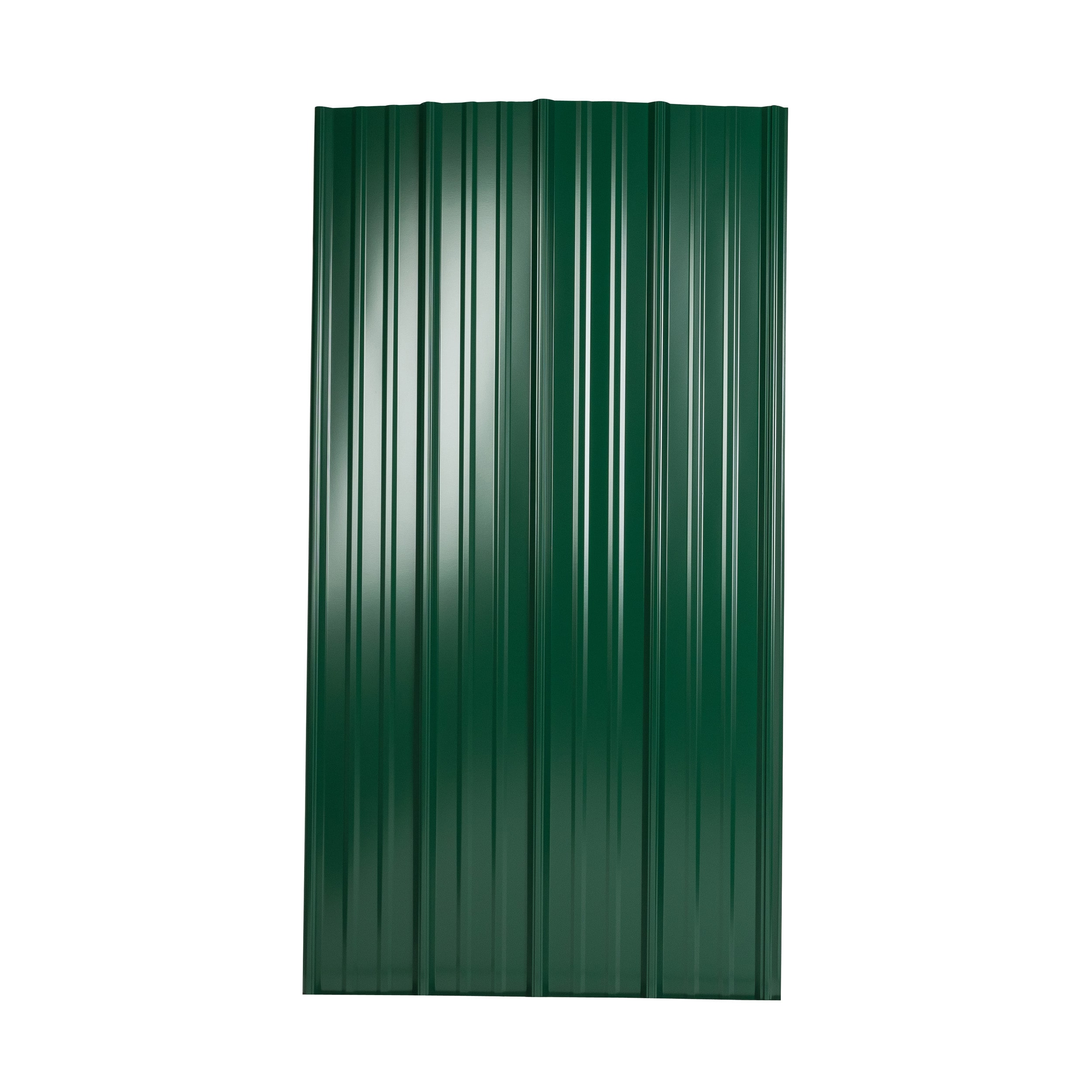 Corrugated Metal in Classic Slate Green Clear