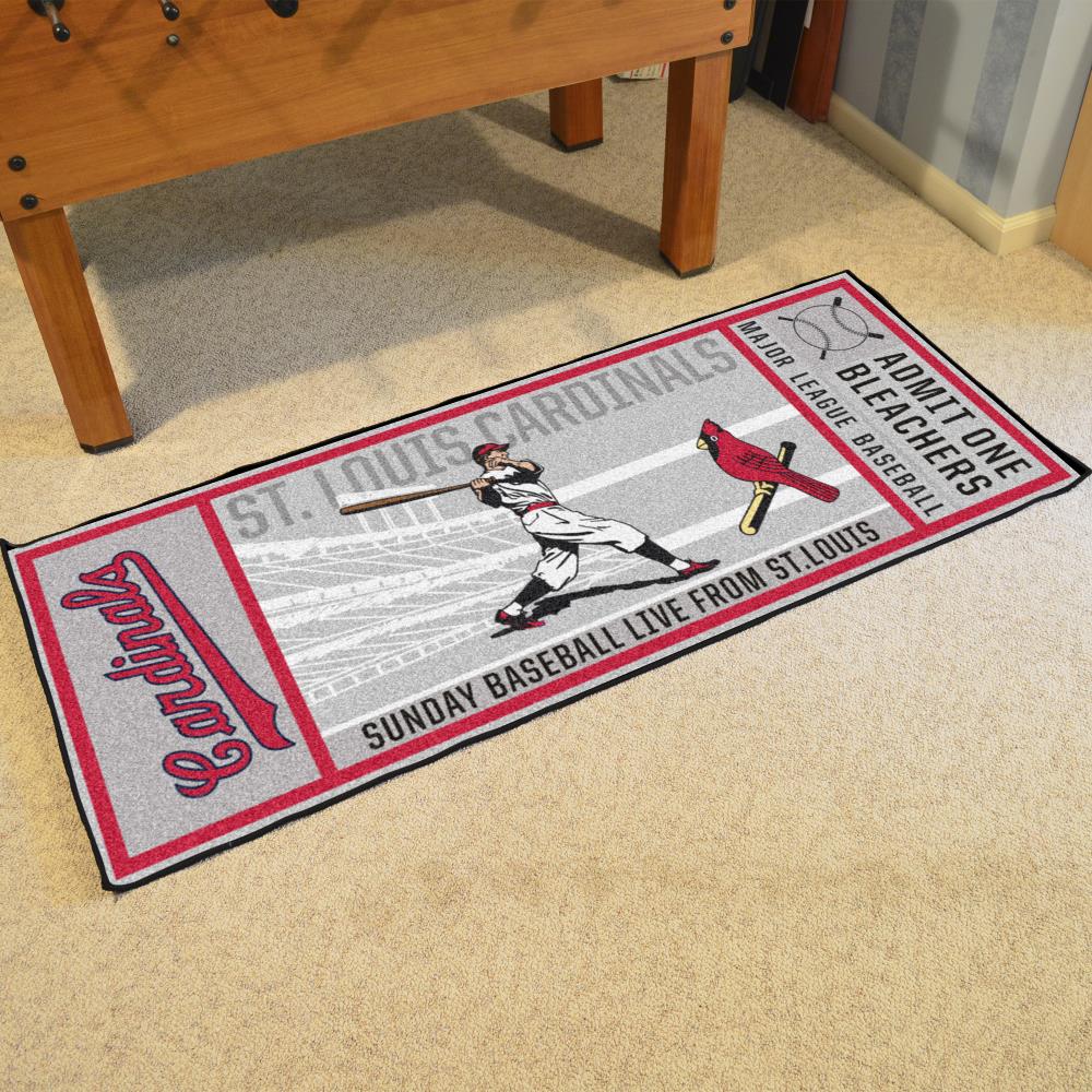 Atlanta Braves Retro Ticket Runner