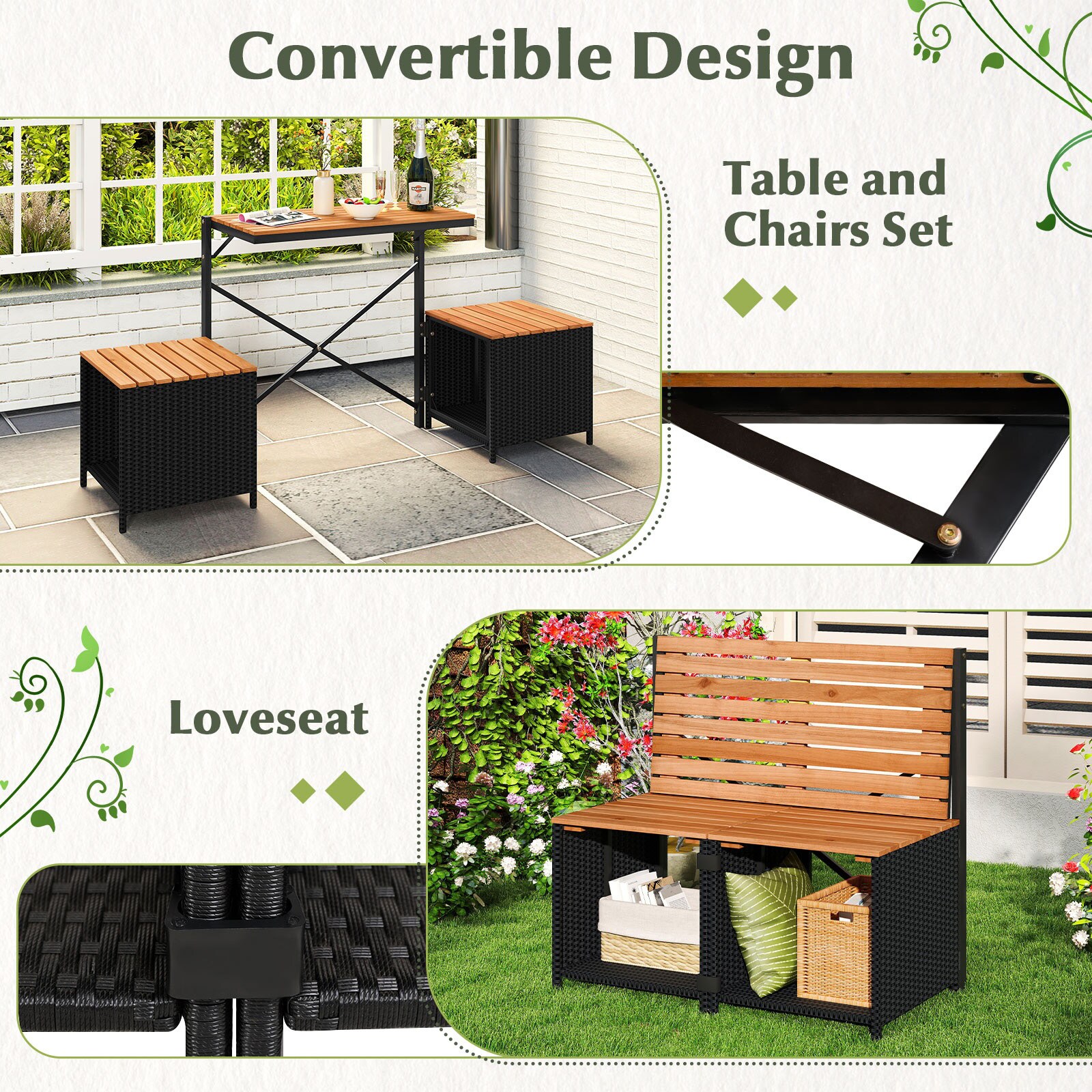 Volenca VOL-98P0K9 Patio-Conversation-Sets - View #5