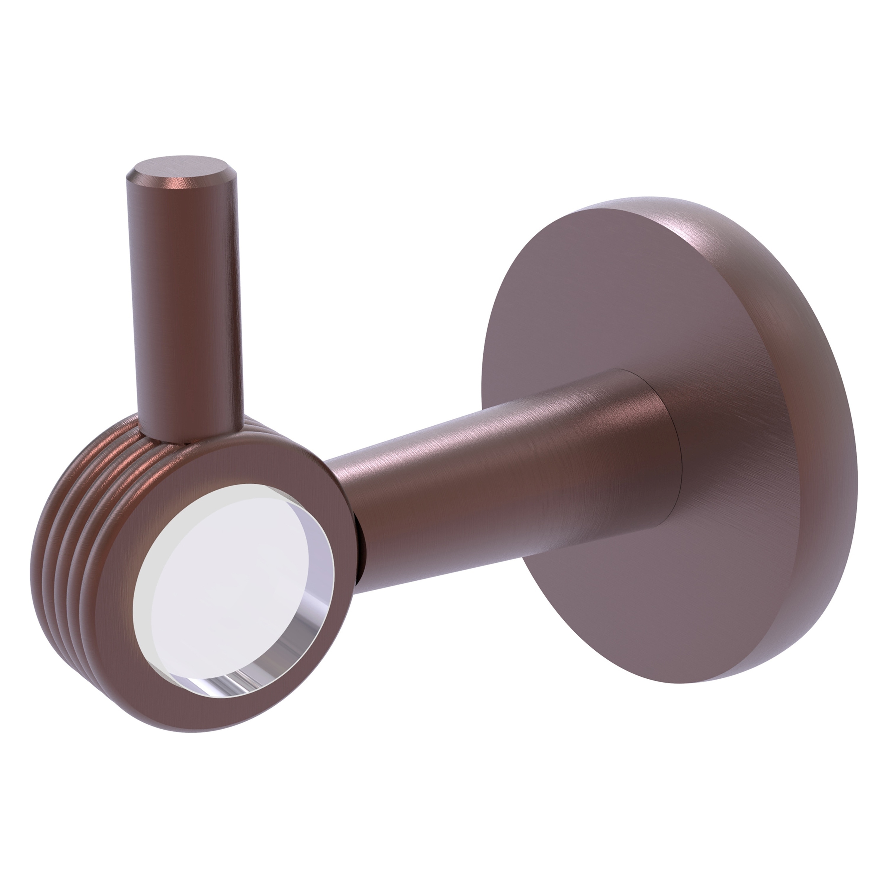 Allied Brass CV-20G-CA Clearview Antique Copper Single -Hook Wall mount Towel Hook