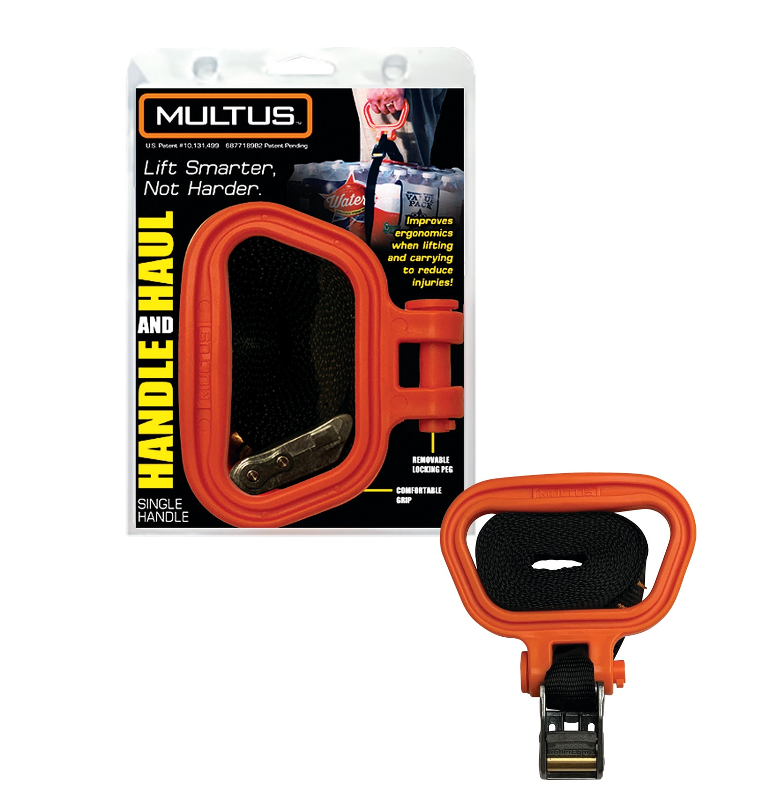 MULTUS Handle and Haul 2 Handle Moving Strap 2 Pack 
