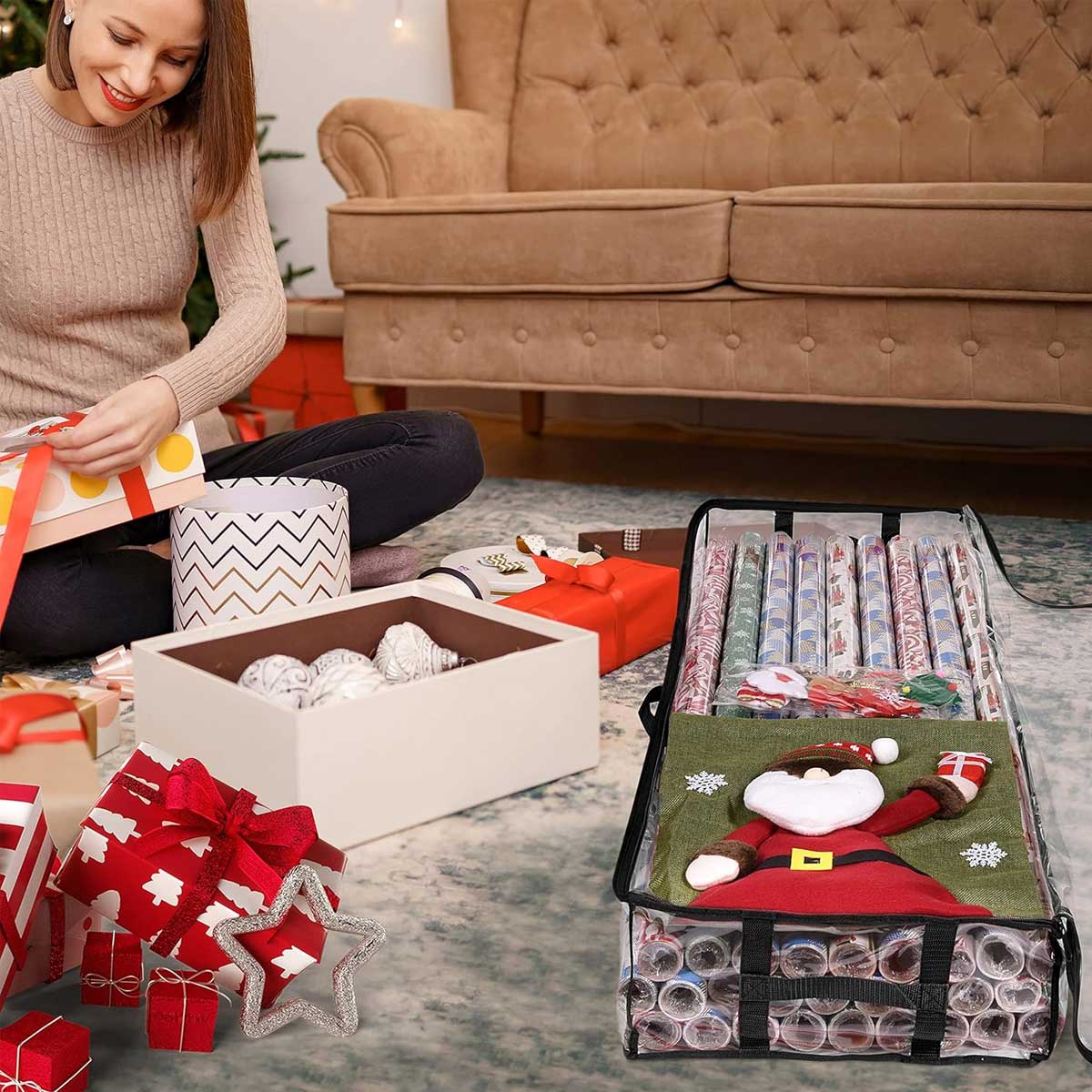 Aoibox LABGS2901 Wrapping-Paper-Storage - View #5