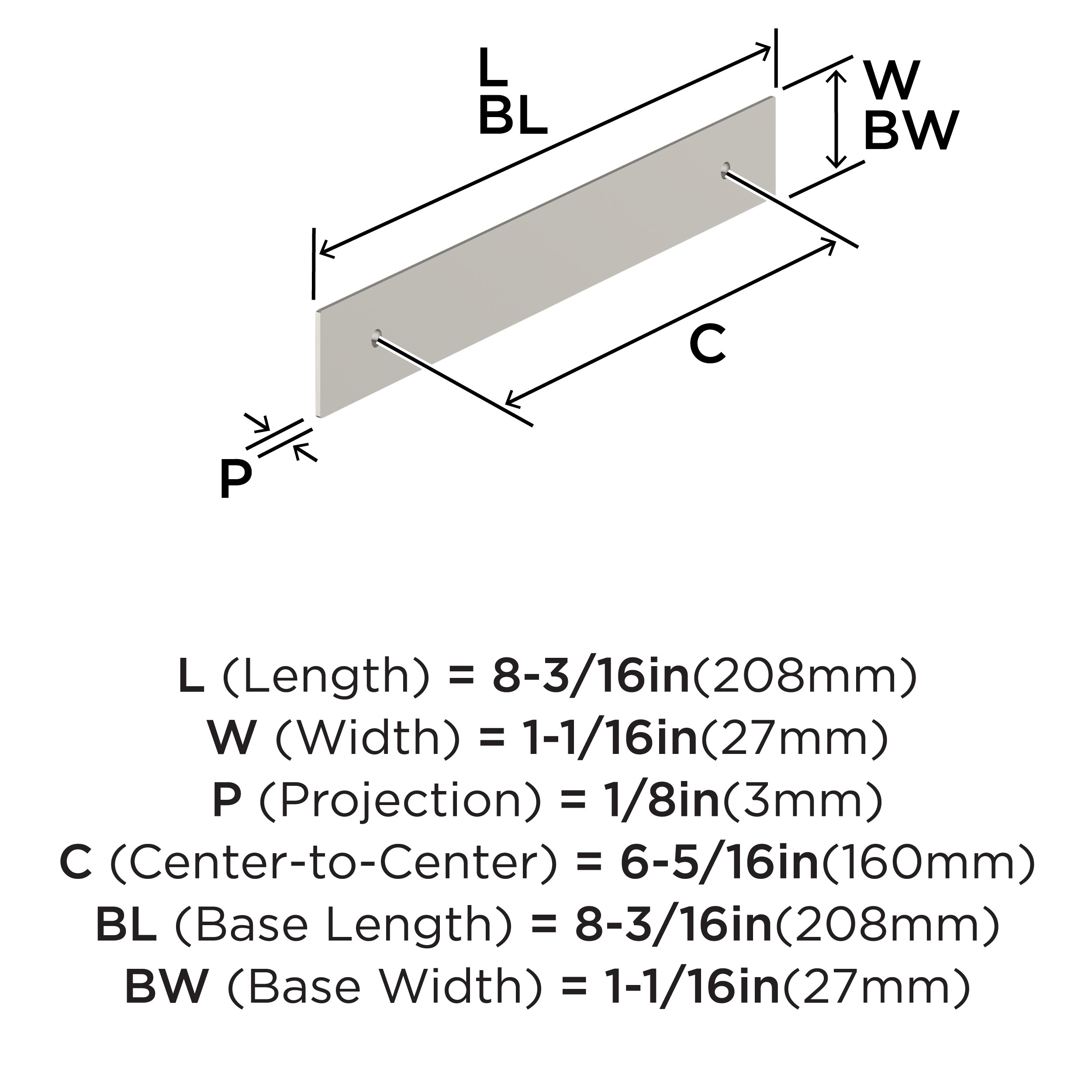 Amerock BP37590G10 backplates - View #4